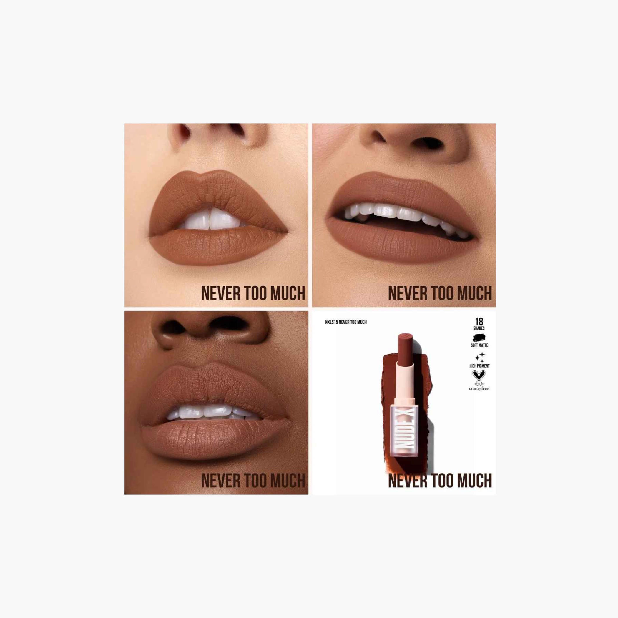 أحمر شفاه نود إكس ماتيه من بيوتي كرييشنز-beautyandpersonalcare-makeup-lips-lipsticks-image-2