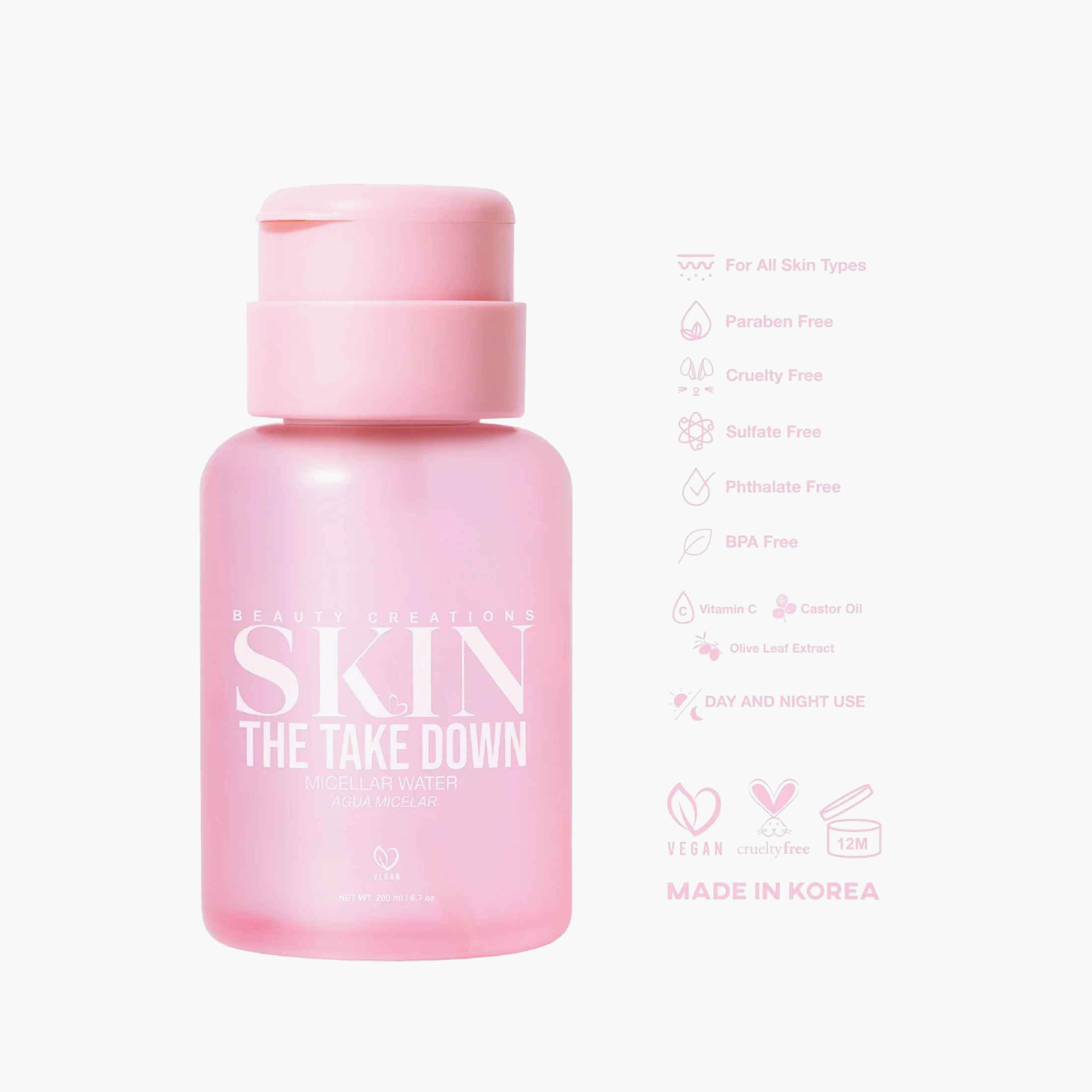 Beauty Creations Skin The Take Down Micellar Water-beautyandpersonalcare-skin-cleansers-makeupremovers-image-1