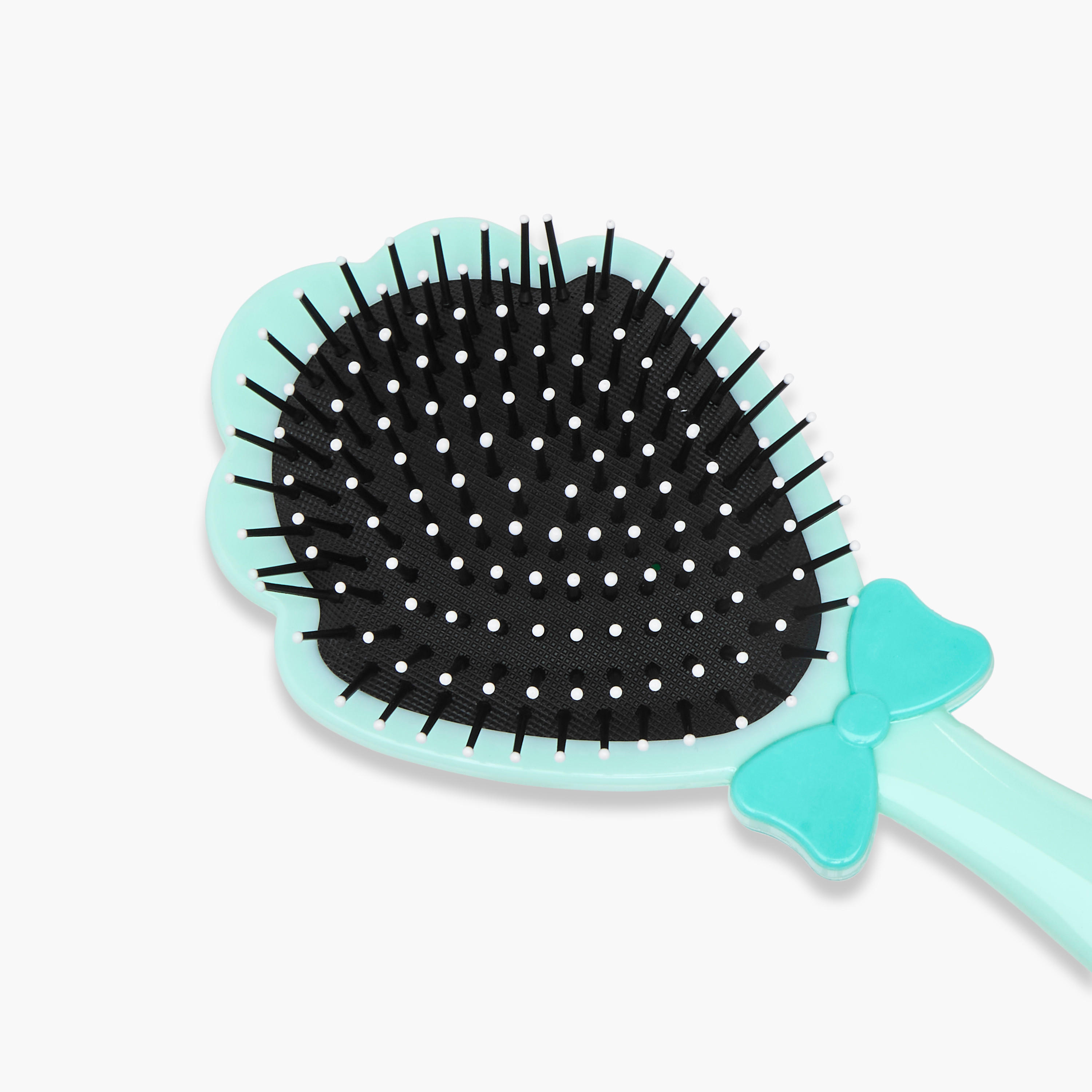 Mermaid Print Paddle Hair Brush with Bow Accent-women-hairaccessories-brushesandcombs-image-4