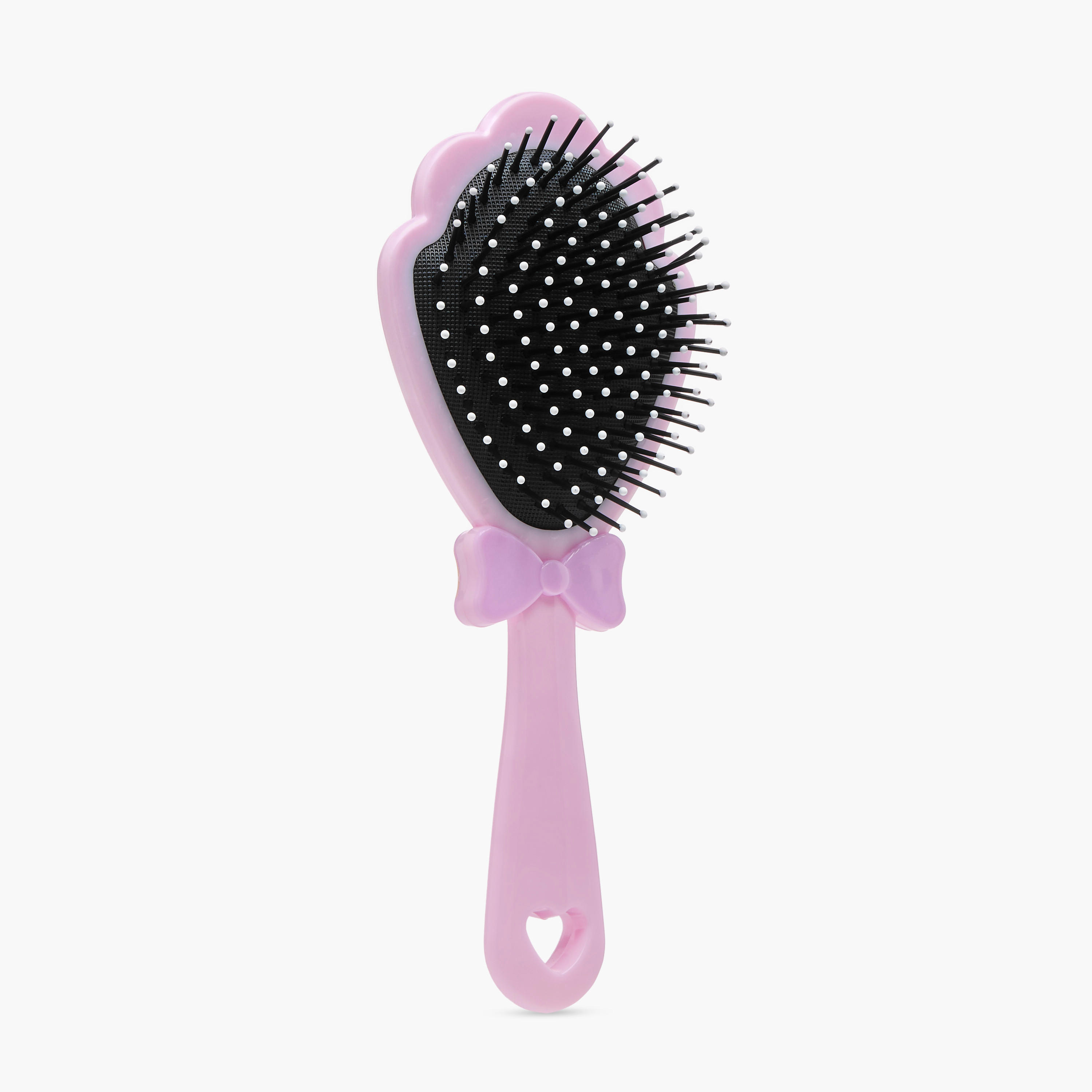 Panda Print Paddle Hair Brush with Bow Accent-women-hairaccessories-brushesandcombs-image-2