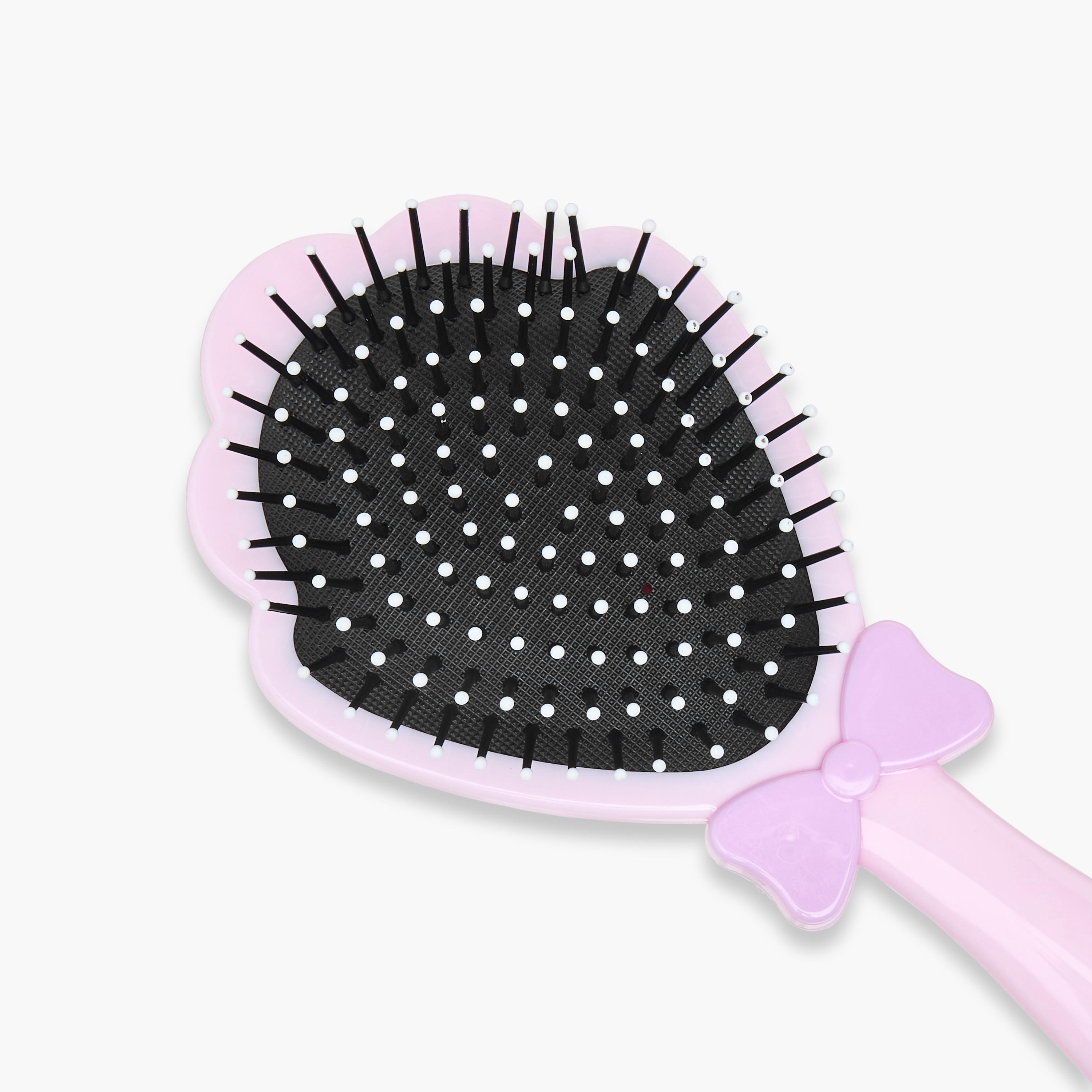 Panda Print Paddle Hair Brush with Bow Accent-women-hairaccessories-brushesandcombs-image-4