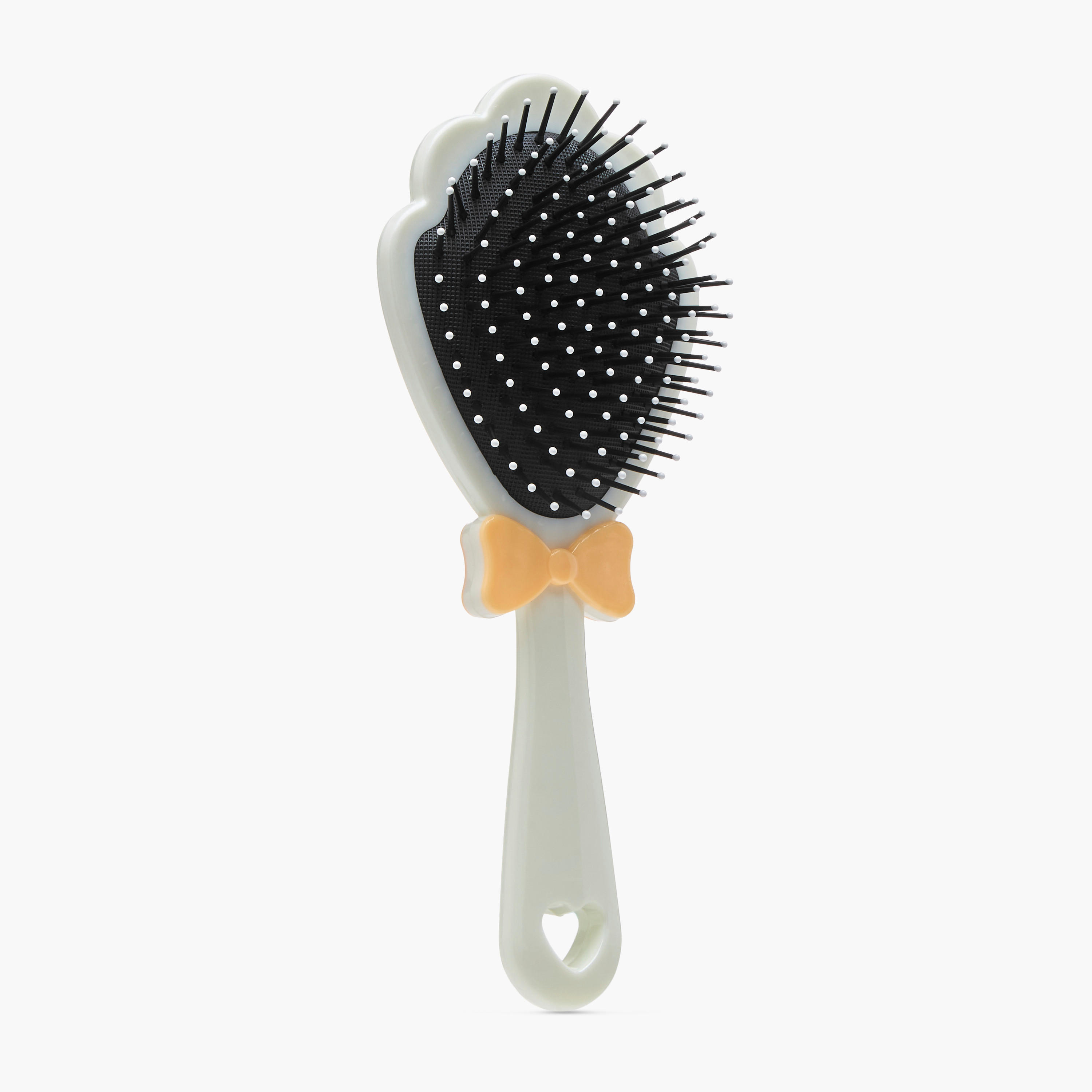 Cat Print Paddle Hairbrush with Bow Accent-women-hairaccessories-brushesandcombs-image-2