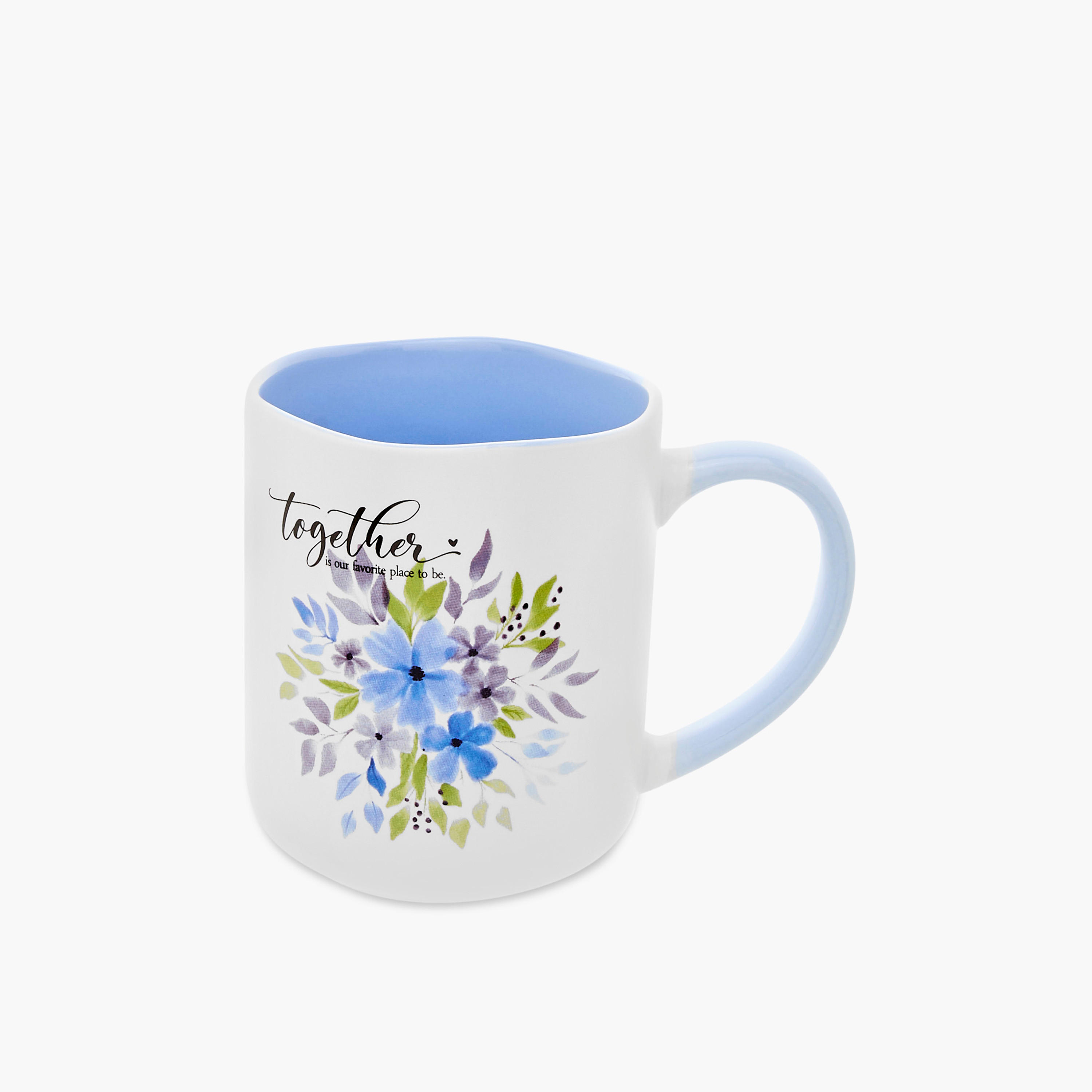 Floral Print New Bone China Mug with Handle - 380 ml-household-dining-teaandcoffee-mugsandcups-image-1