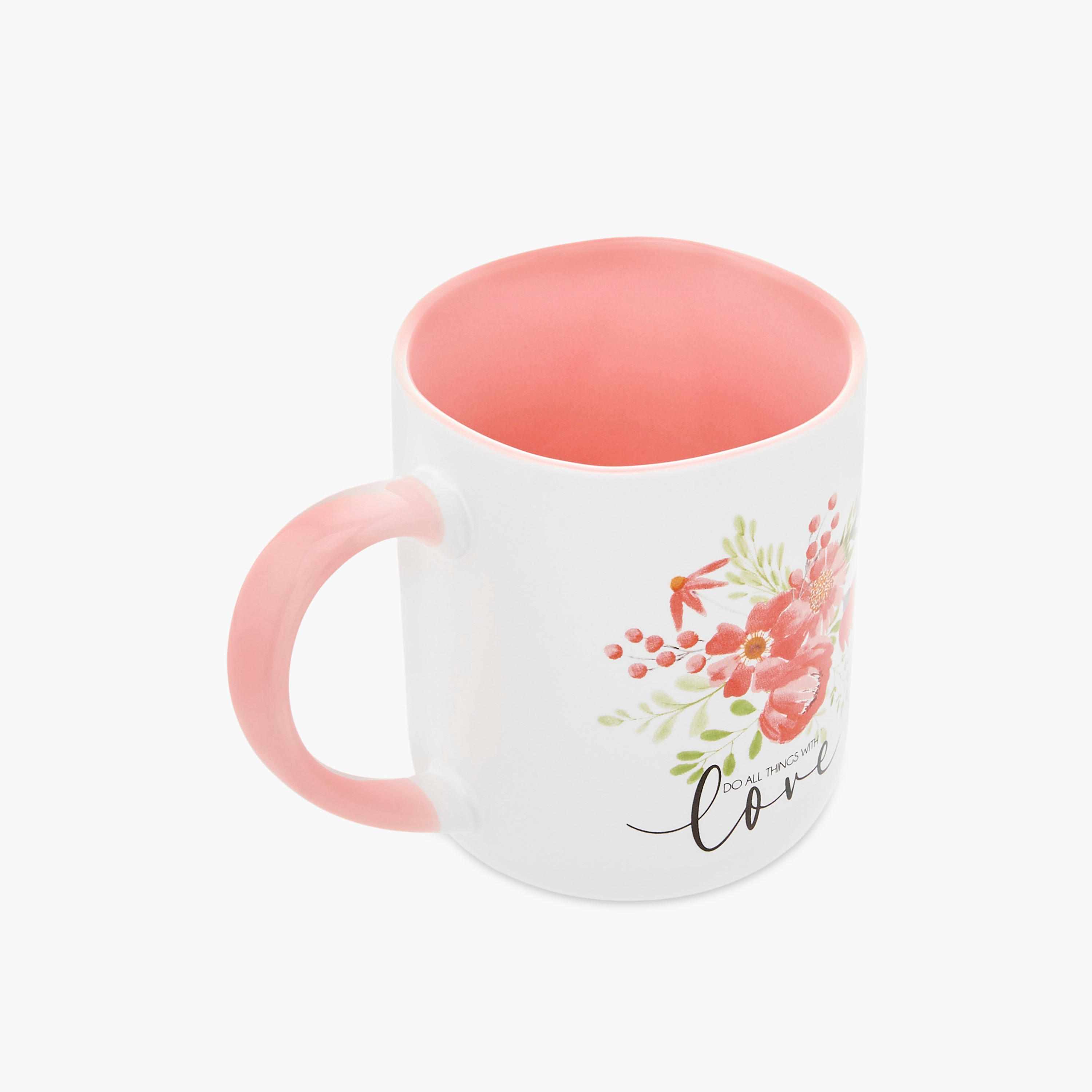Do All Things With Love Print New Bone China Mug with Handle - 380 ml-household-dining-teaandcoffee-mugsandcups-image-3