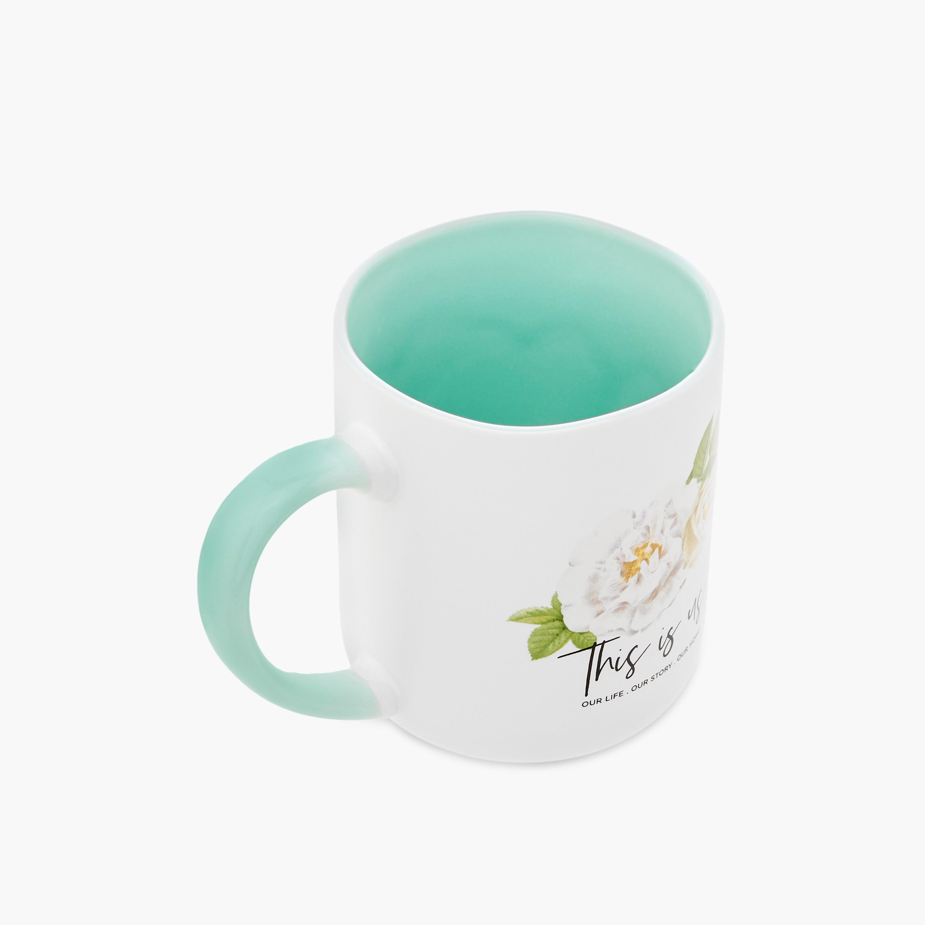 Floral Print New Bone China Mug with Handle - 380 ml-household-dining-teaandcoffee-mugsandcups-image-3