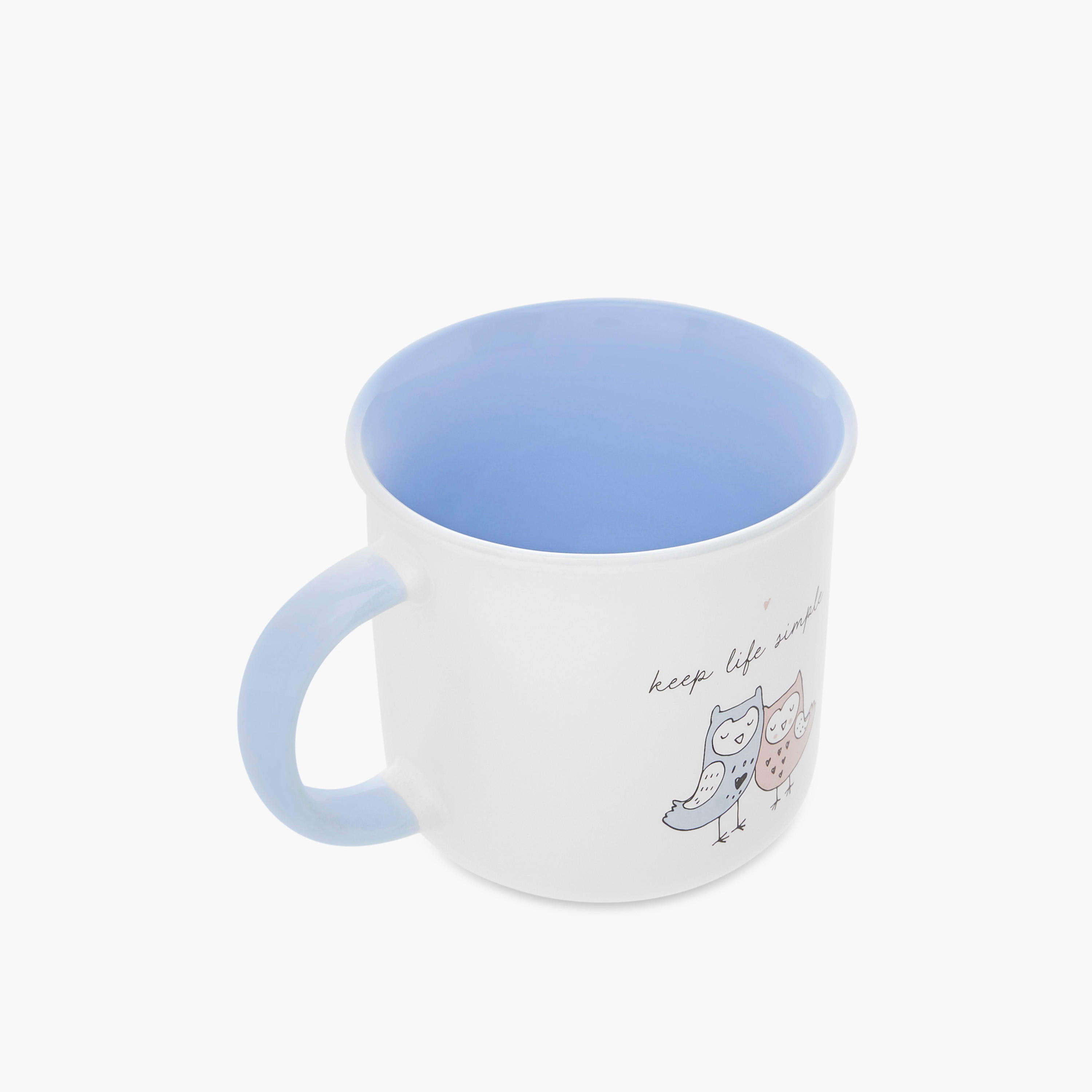 Owl Print New Bone China Mug with Handle - 355 ml-household-dining-teaandcoffee-mugsandcups-image-3