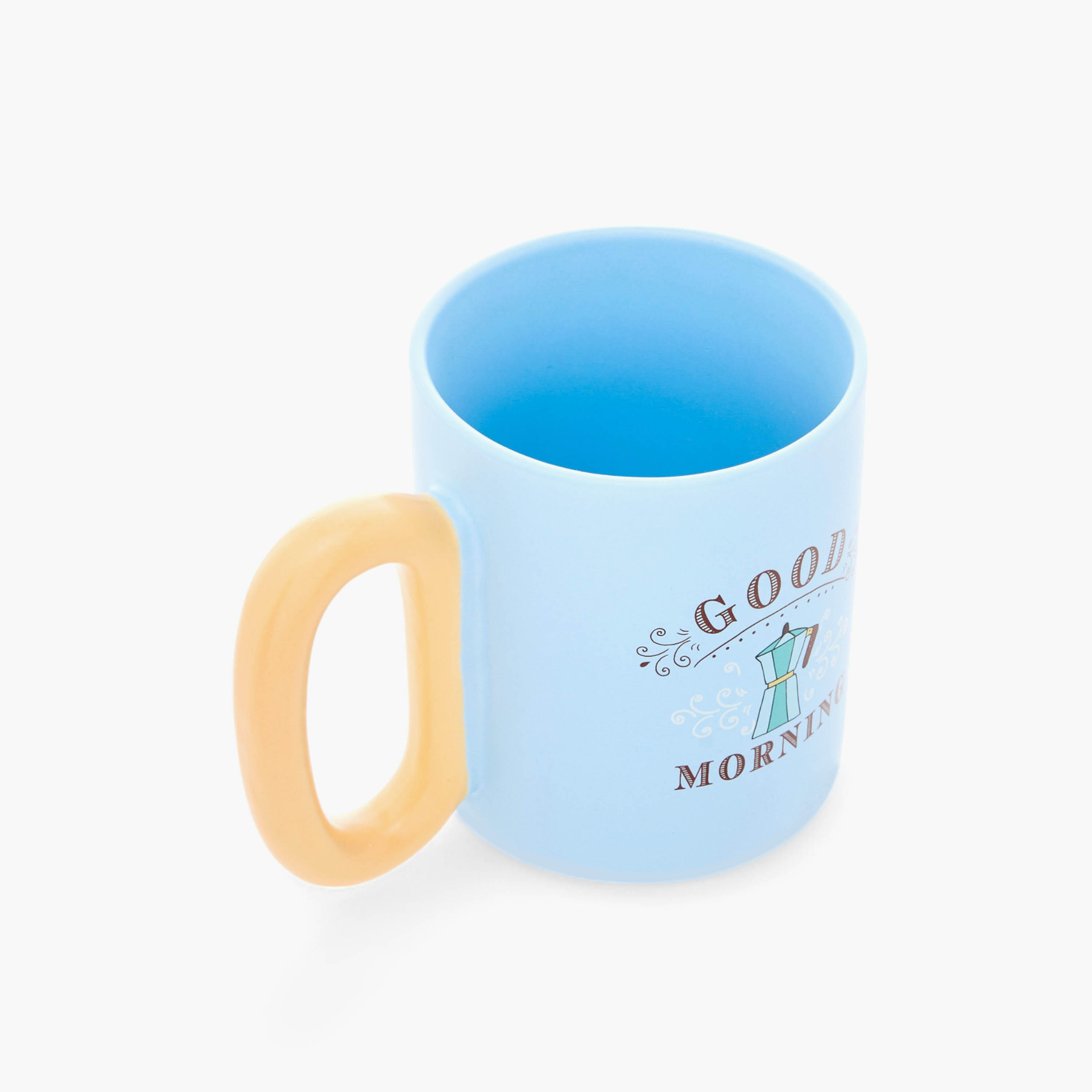 Good Morning Print New Bone China Mug with Handle - 340 ml-household-dining-teaandcoffee-mugsandcups-image-2