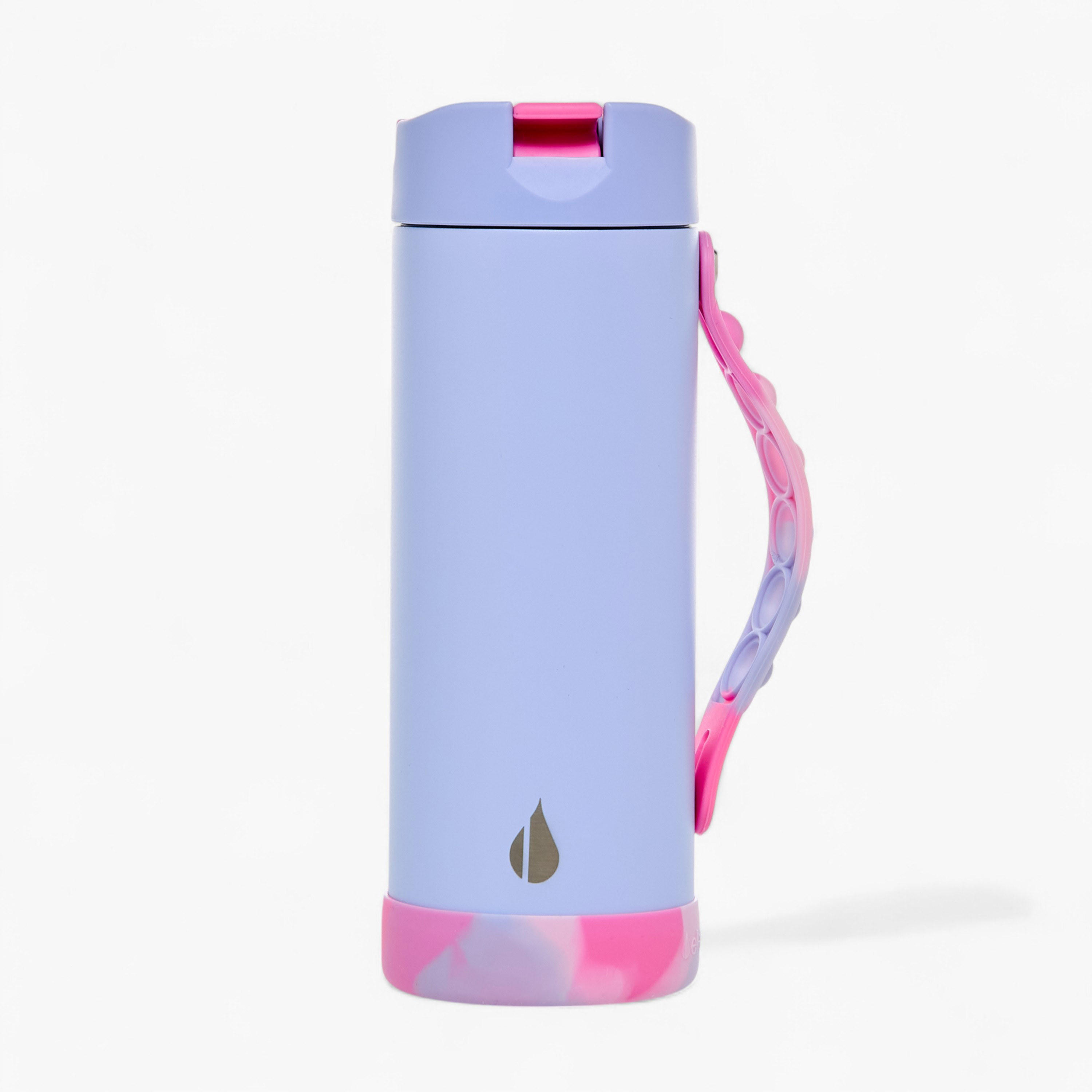 Tie-Dye Print Stainless Steel Insulated Water Bottle with Pop It Strap - 414 ml-school-waterbottles-image-3