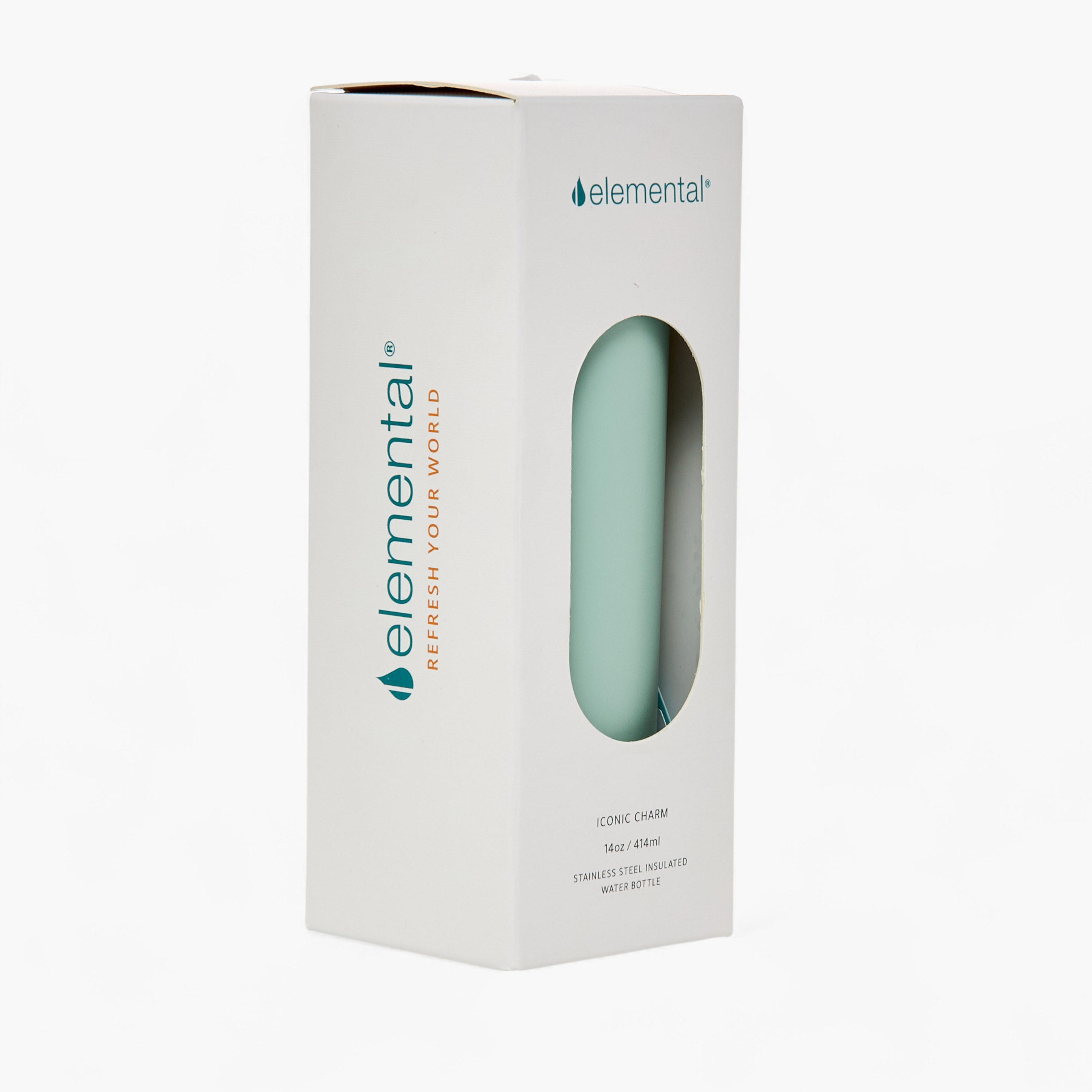 Colourblock Stainless Steel Insulated Water Bottle with Charm - 414 ml-school-waterbottles-image-9