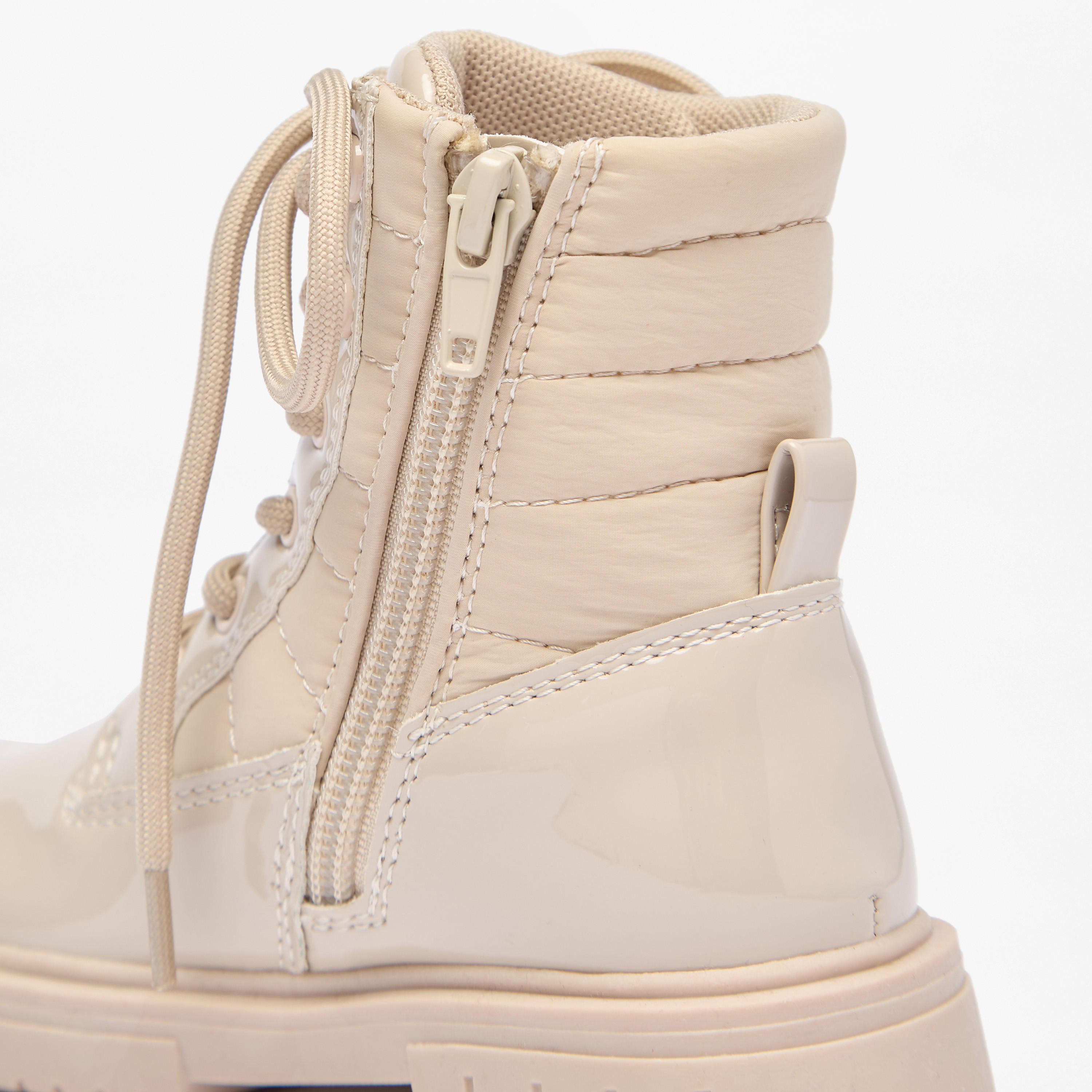 Lee Cooper Girls' Quilted Low Ankle Boots with Zip Closure-girls-shoes-boots-image-4
