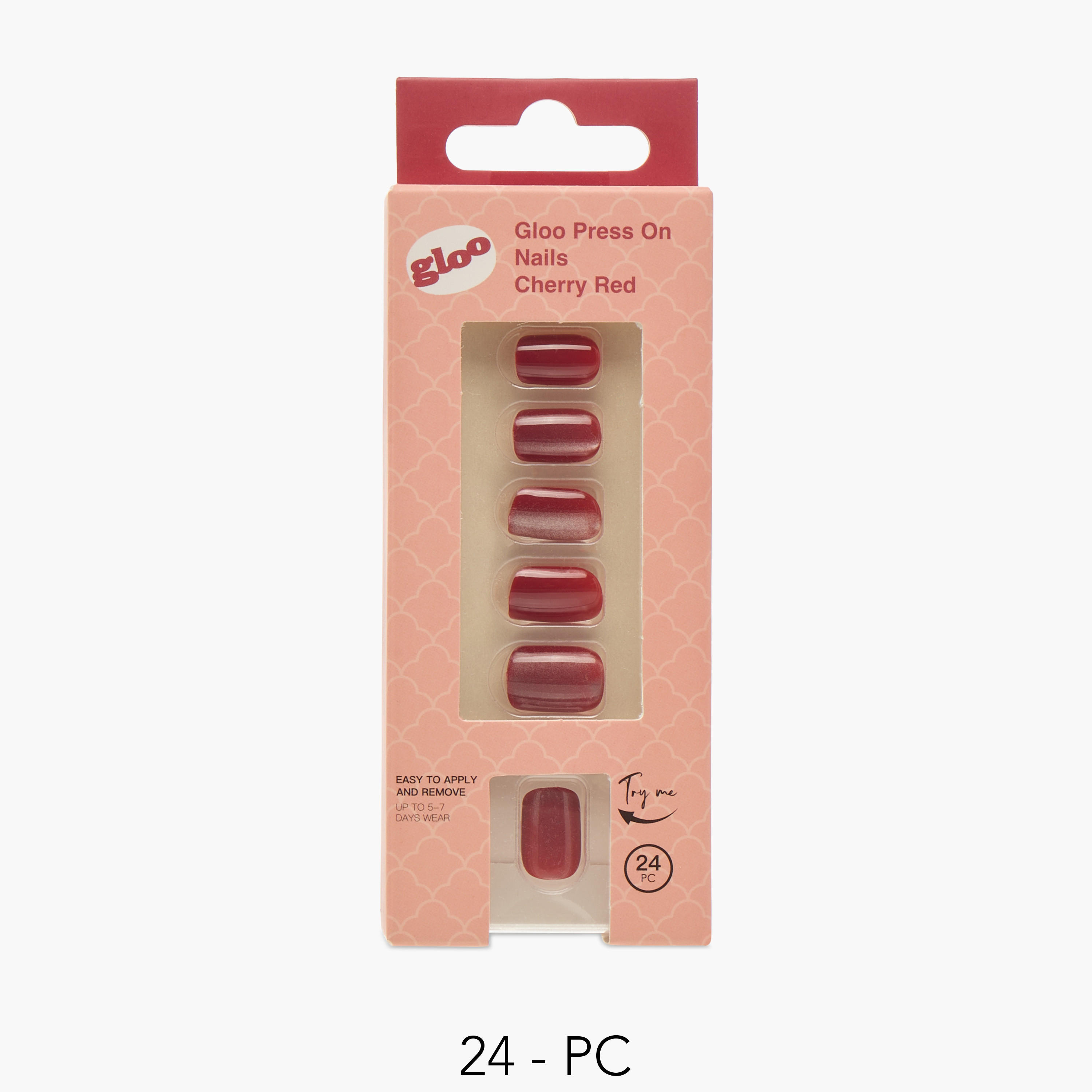 GLOO 24-Piece Press-On Nail Set with Nail File-beautyandpersonalcare-makeup-nails-artificialnails-image-1