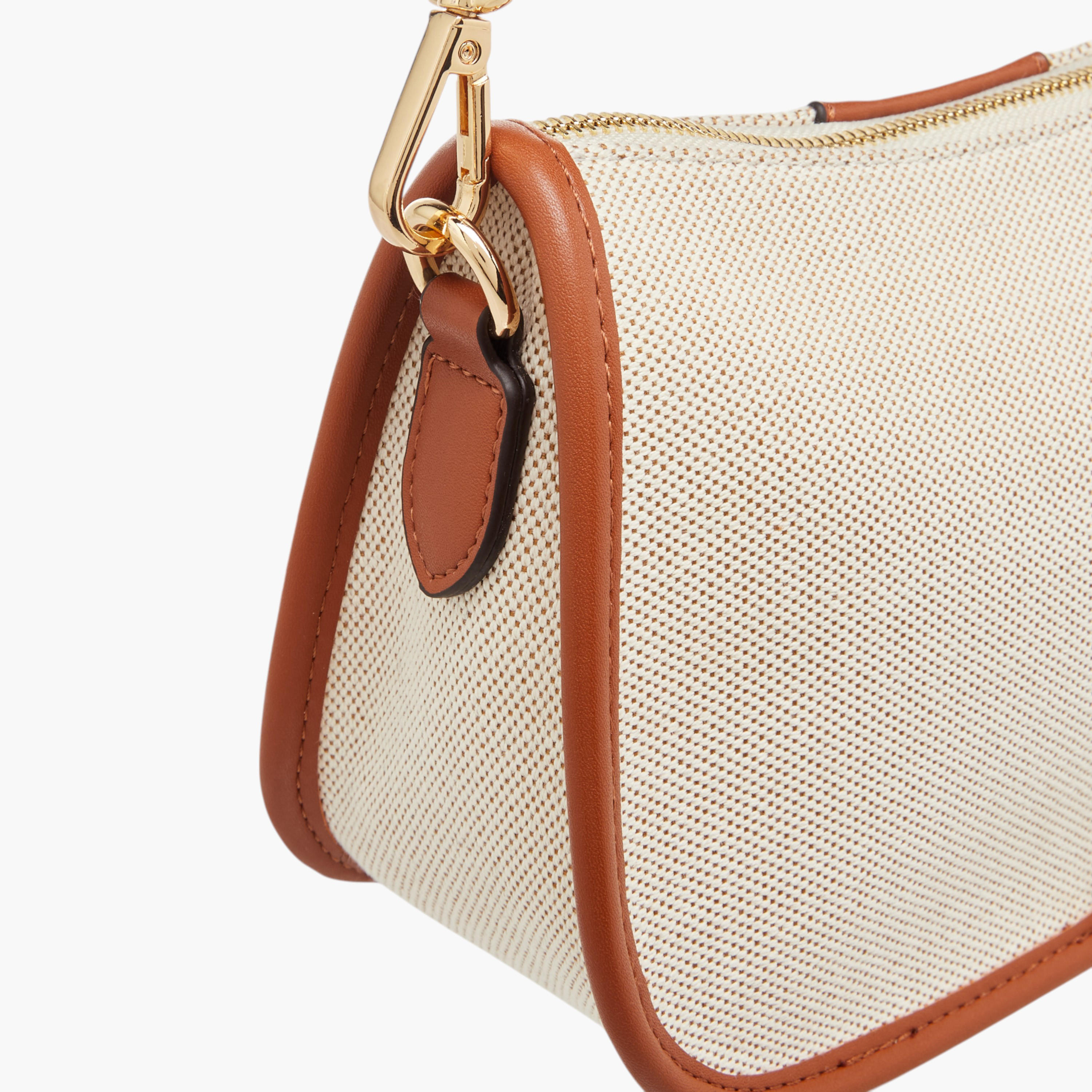 شنطة كروس بودي بارزة الملمس بسحاب إغلاق وحزام قابل للفصل من سيليست-women-bagsandwallets-handbags-image-6