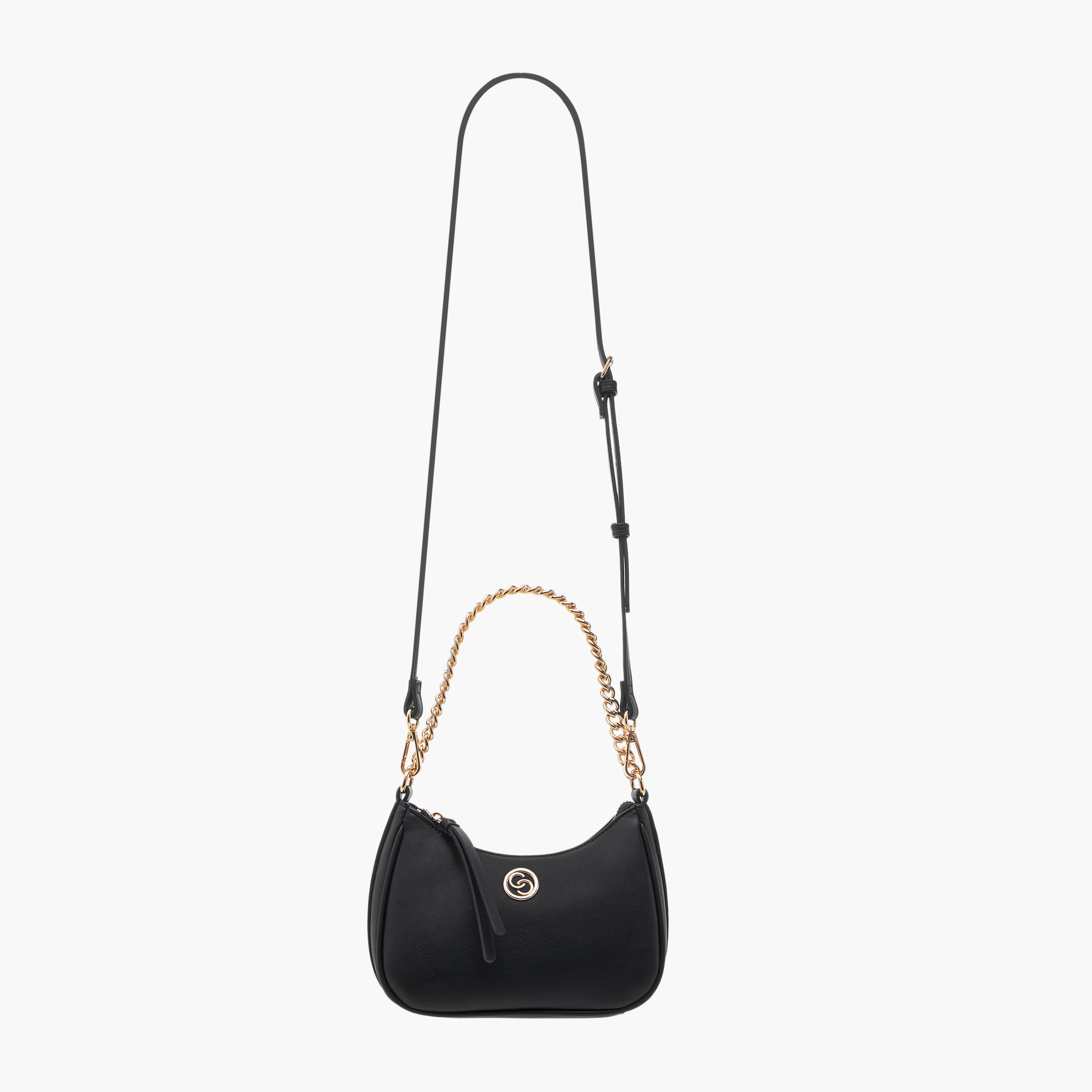 Celeste Textured Crossbody Bag with Zip Closure and Adjustable Strap-women-bagsandwallets-handbags-image-2