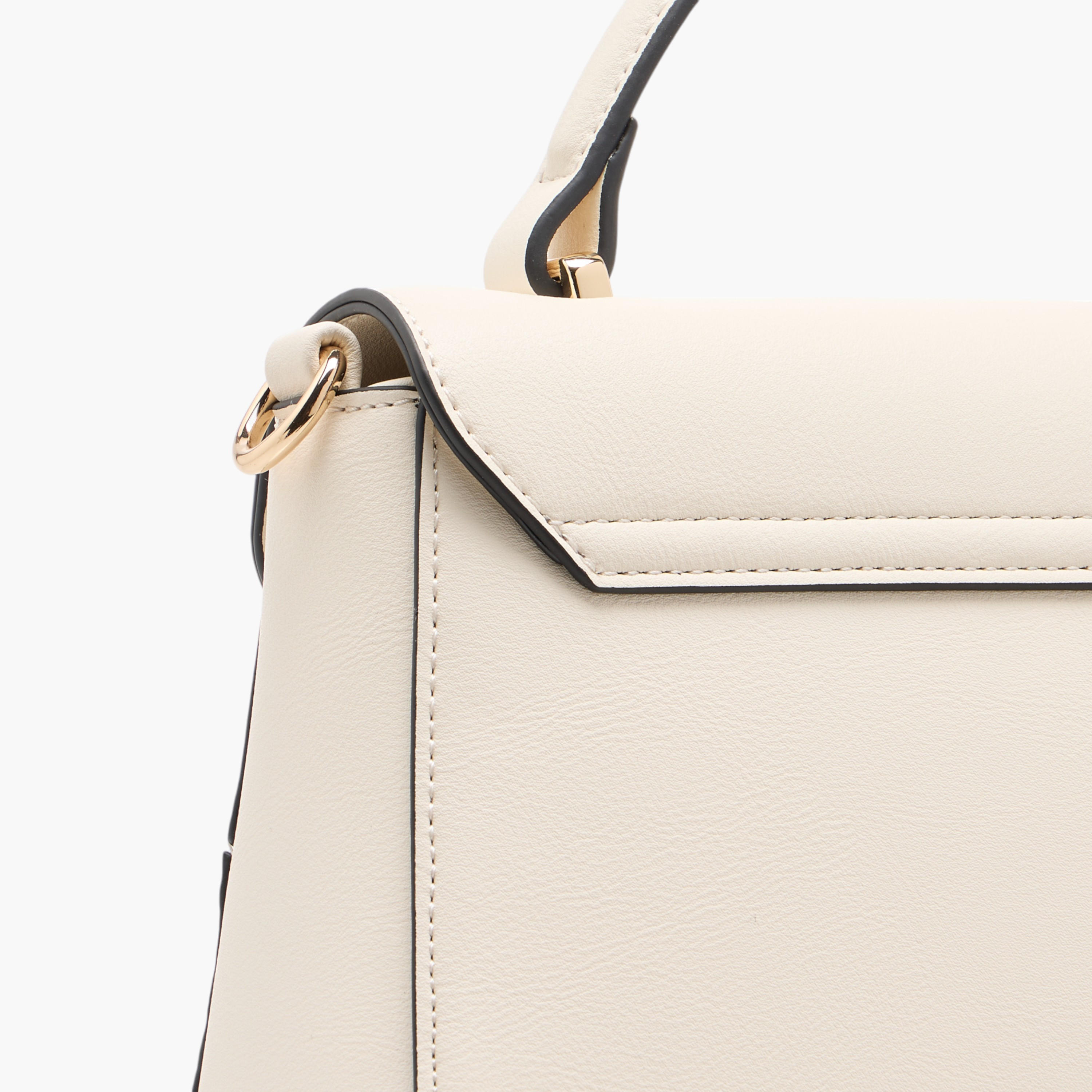 شنطة ساتشيل بحزام قابل للفصل وطية إغلاق ونقوش مونوجرام من إيل-women-bagsandwallets-handbags-image-5