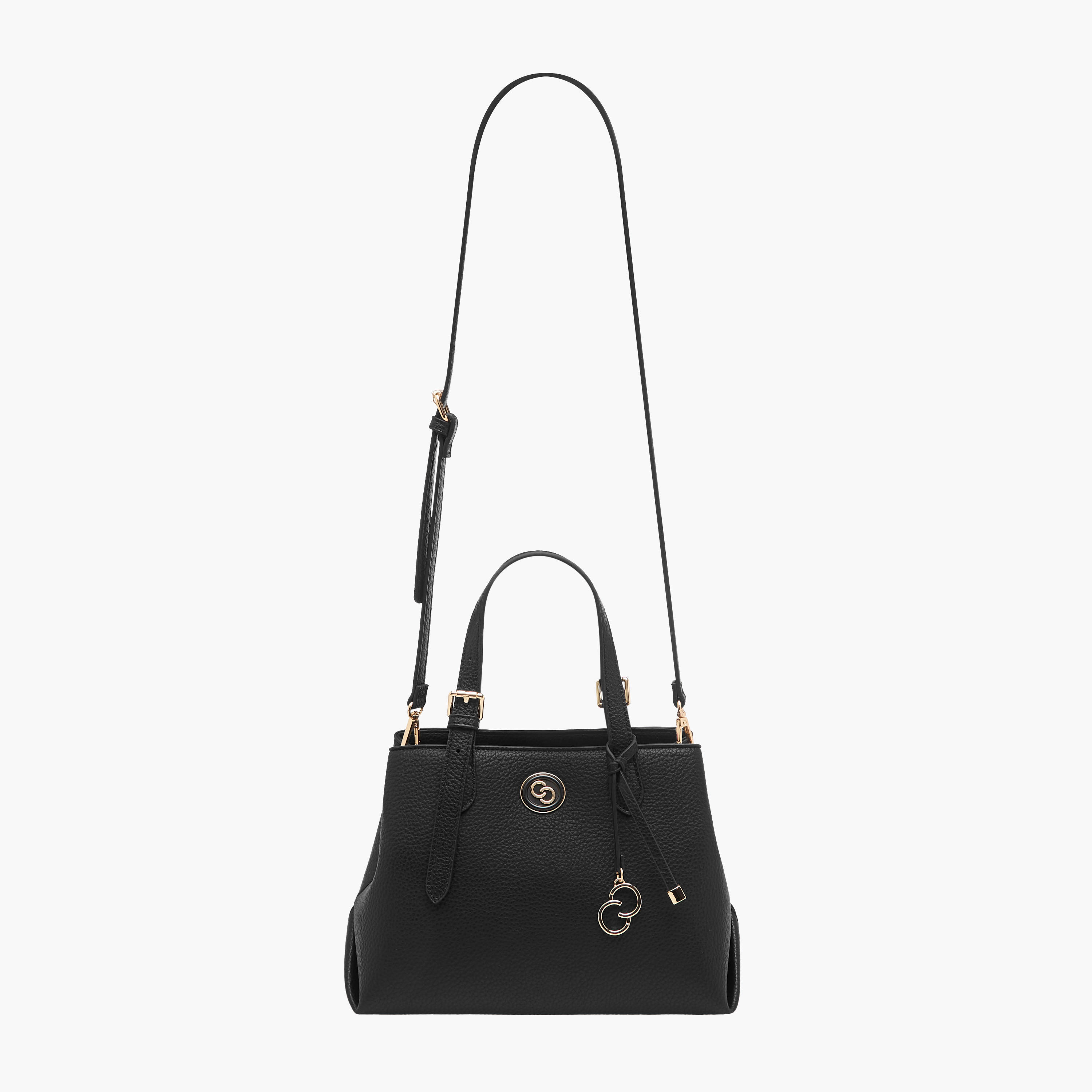 Celeste Solid Tote Bag with Double Handles and Detachable Strap-women-bagsandwallets-handbags-image-2