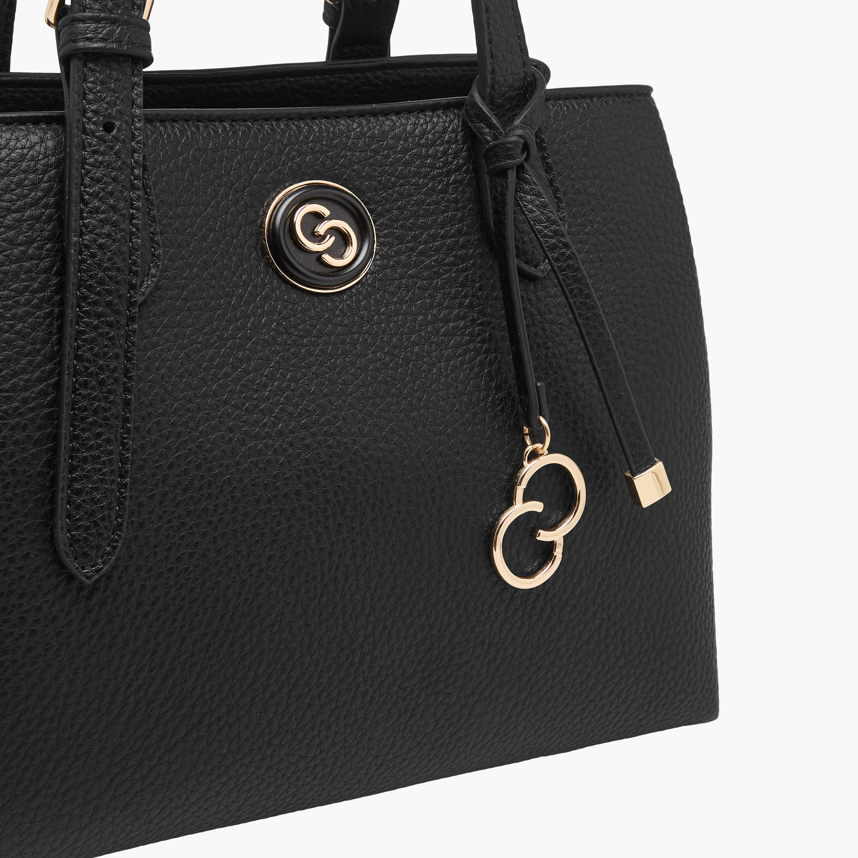 Celeste Solid Tote Bag with Double Handles and Detachable Strap-women-bagsandwallets-handbags-image-4