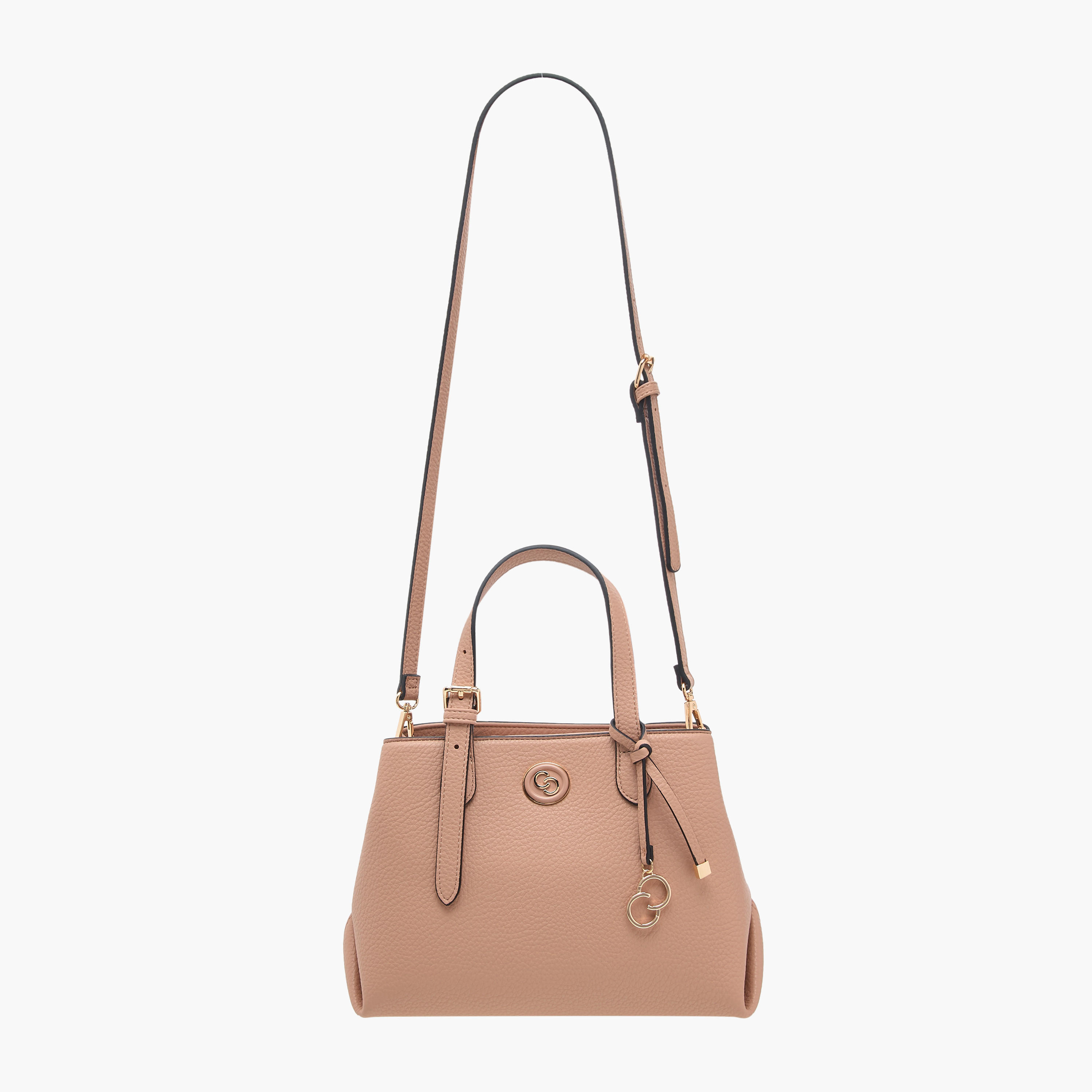 Celeste Solid Tote Bag with Double Handles and Detachable Strap-women-bagsandwallets-handbags-image-2