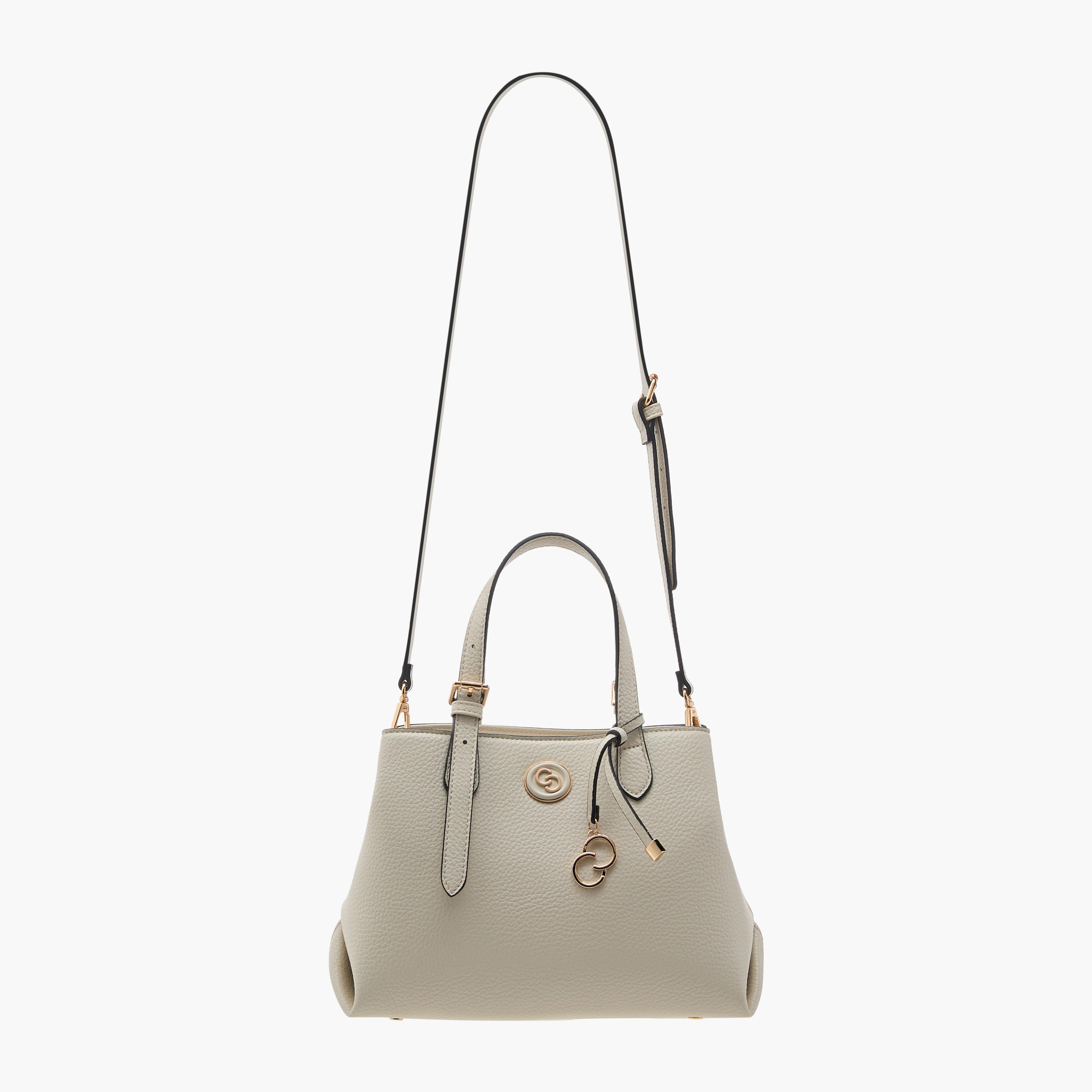 Celeste Solid Tote Bag with Double Handles and Detachable Strap-women-bagsandwallets-handbags-image-2