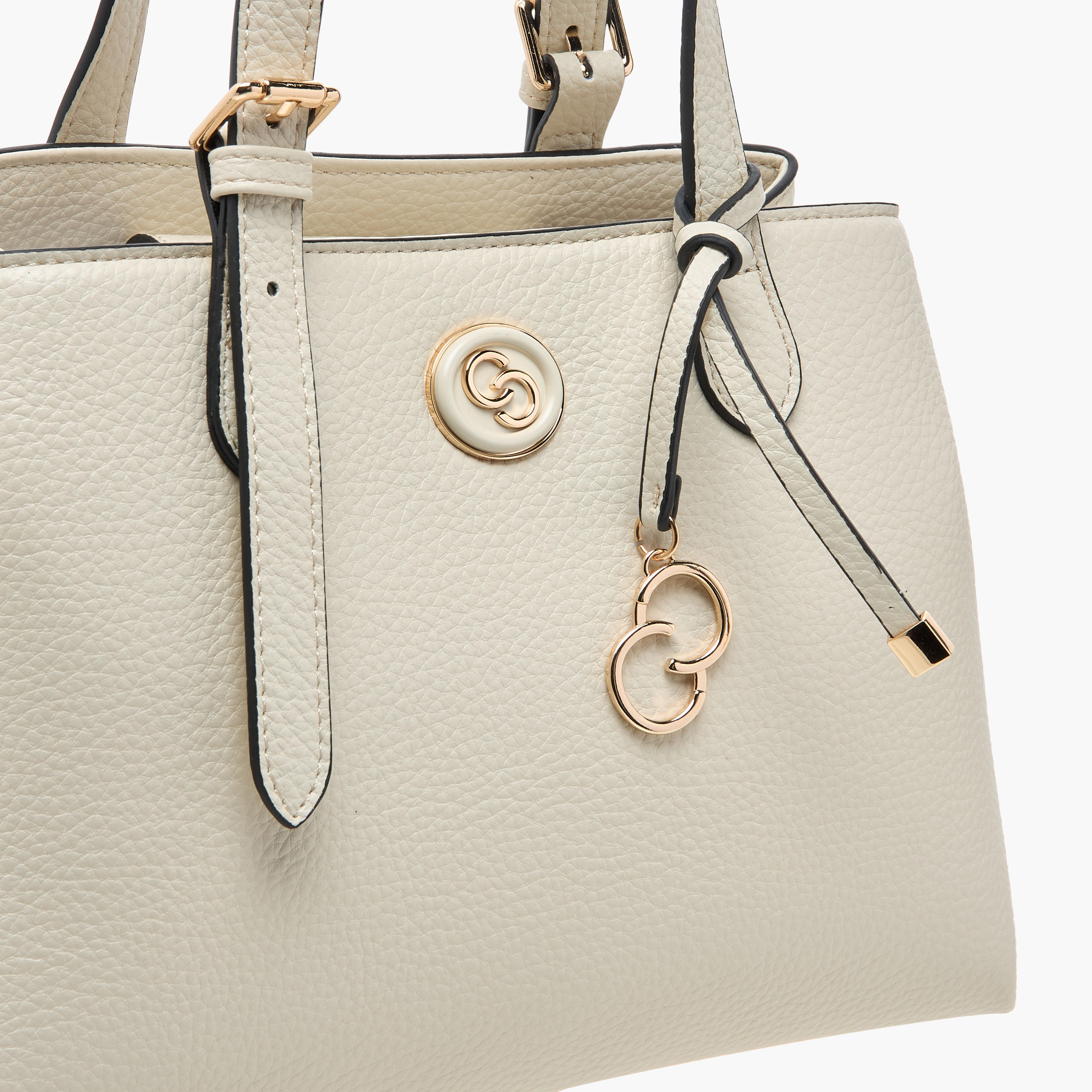 Celeste Solid Tote Bag with Double Handles and Detachable Strap-women-bagsandwallets-handbags-image-4