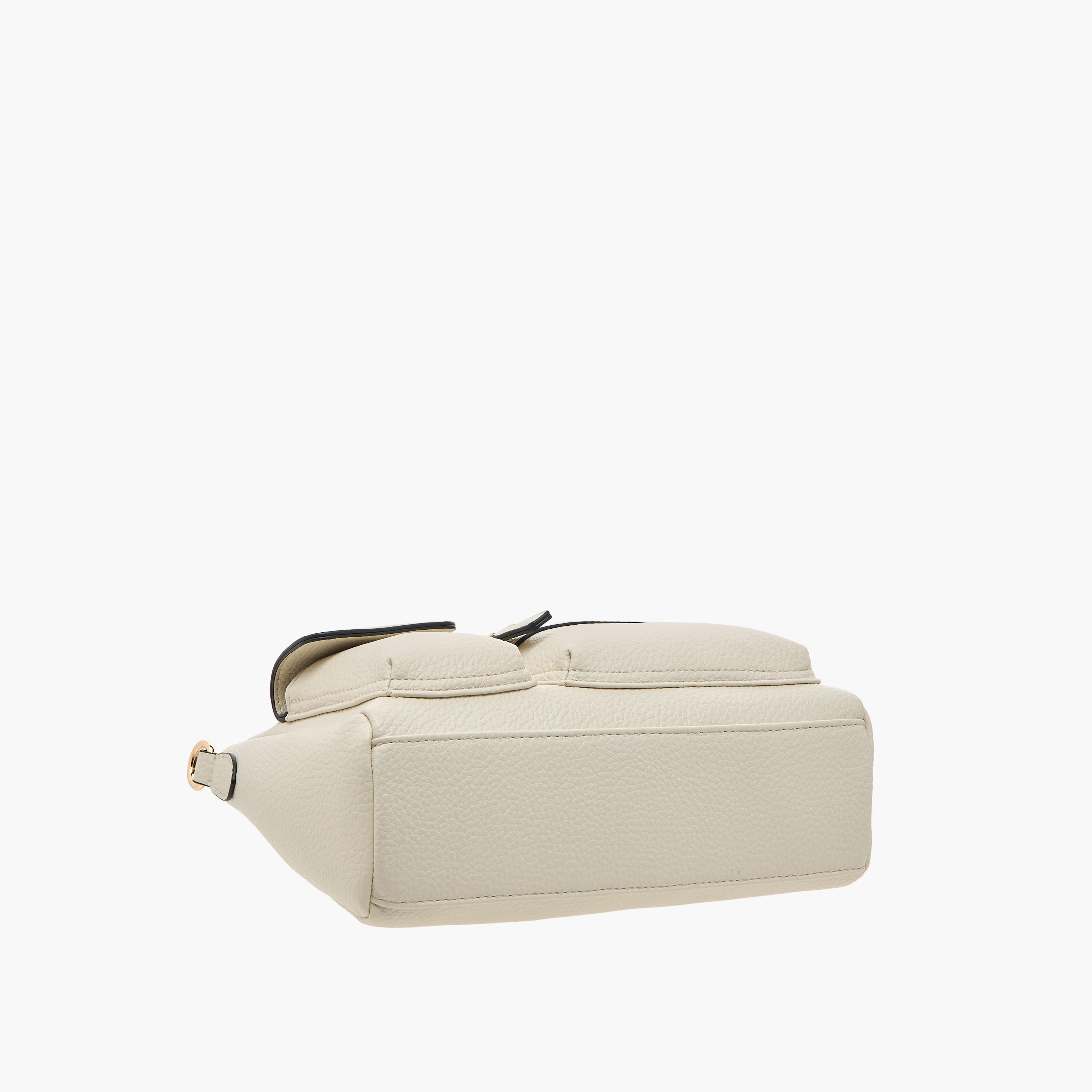 شنطة كتف بارزة الملمس بحزام قابل للفصل وسحاب إغلاق من سيليست-women-bagsandwallets-handbags-image-6