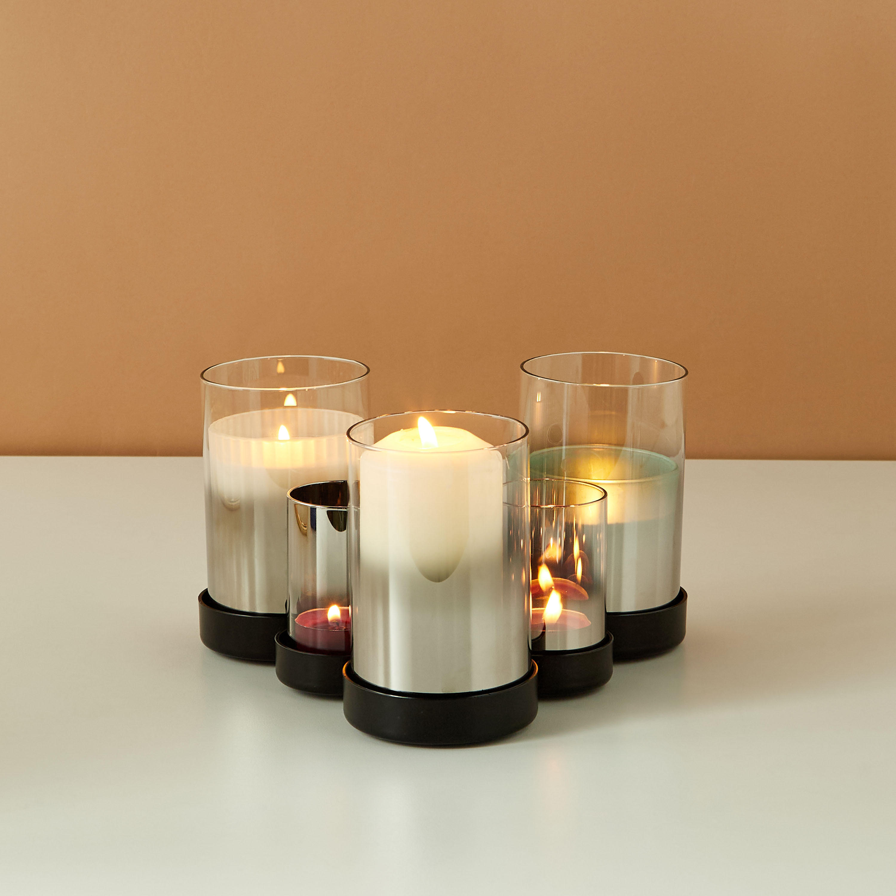 Metallic 6-Piece Candleholder Set-household-decor-candleholdersandlanterns-image-2