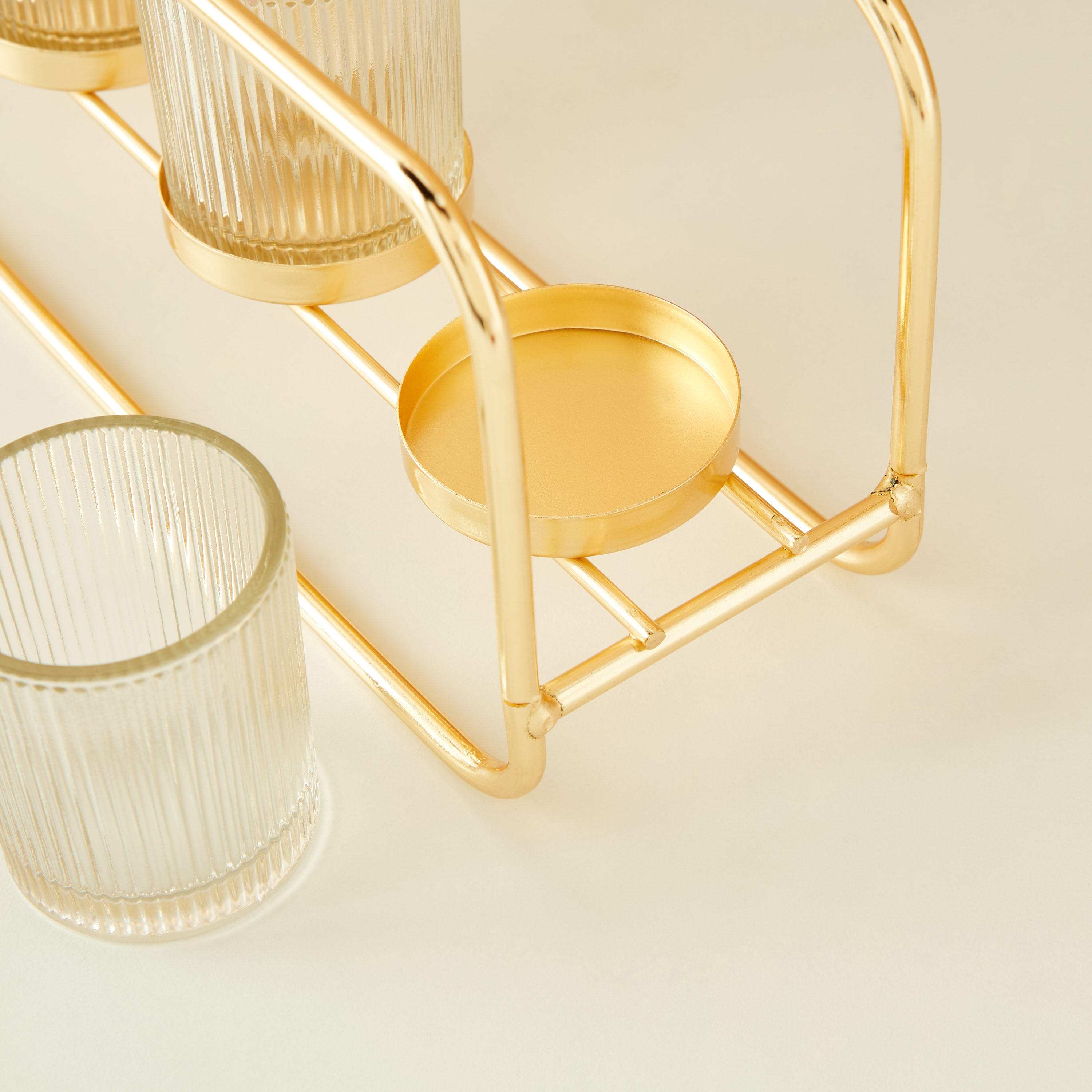 Metallic 4-Piece Votive and Holder Set-household-decor-candleholdersandlanterns-image-5