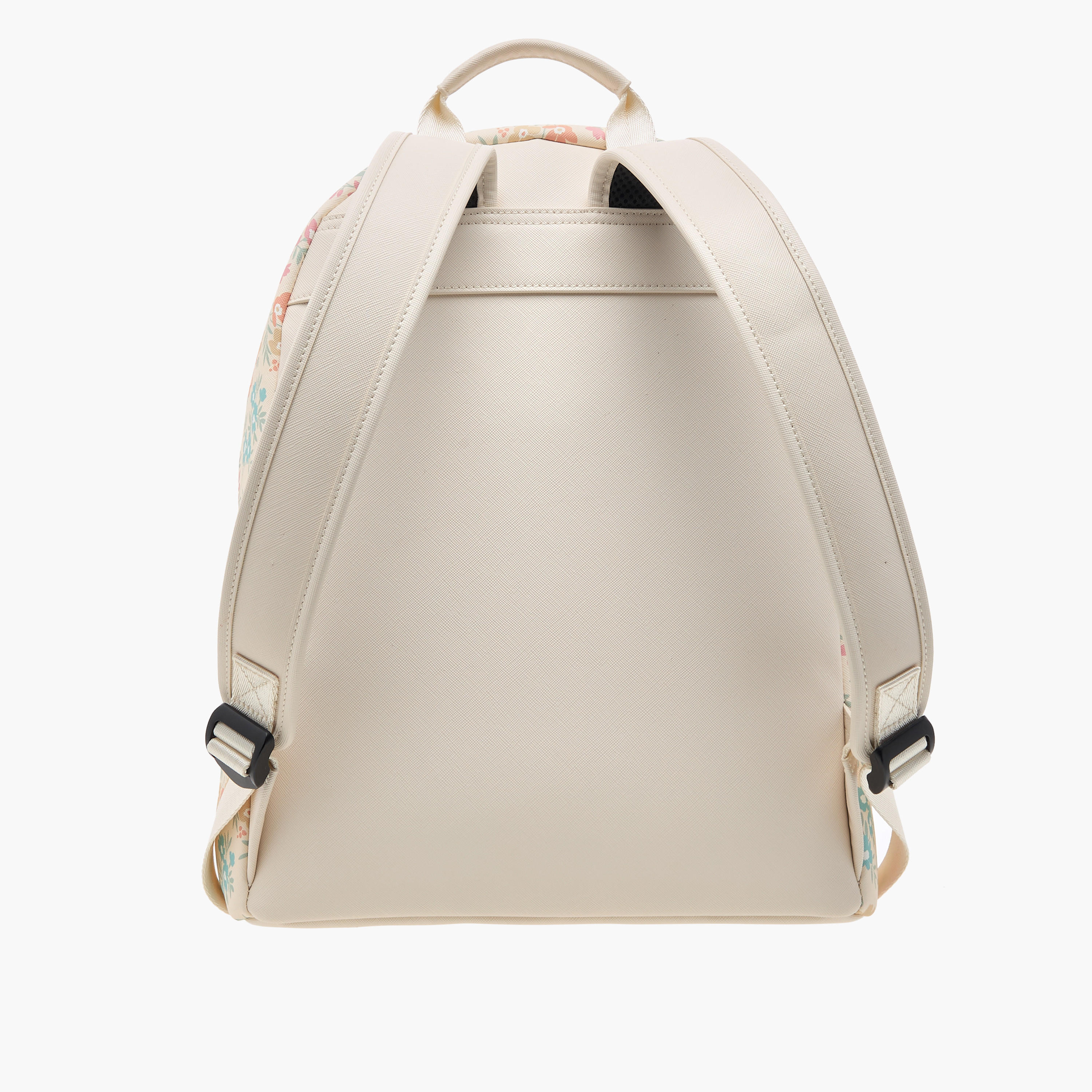 Missy Floral Print Backpack with Zip Closure and Adjustable Strap - 30x15x36 cm-women-bagsandwallets-backpacks-image-3