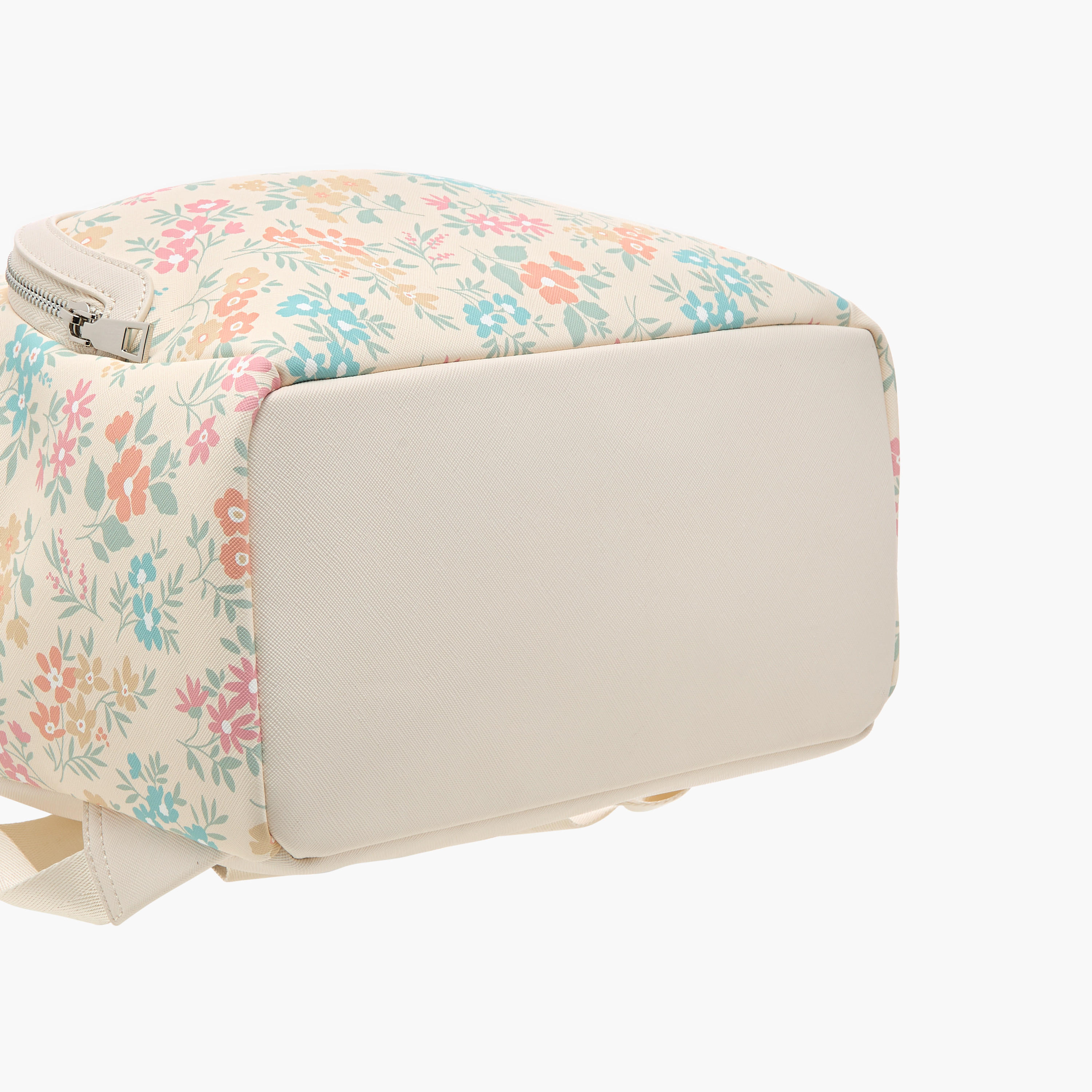 Missy Floral Print Backpack with Zip Closure and Adjustable Strap - 30x15x36 cm-women-bagsandwallets-backpacks-image-5