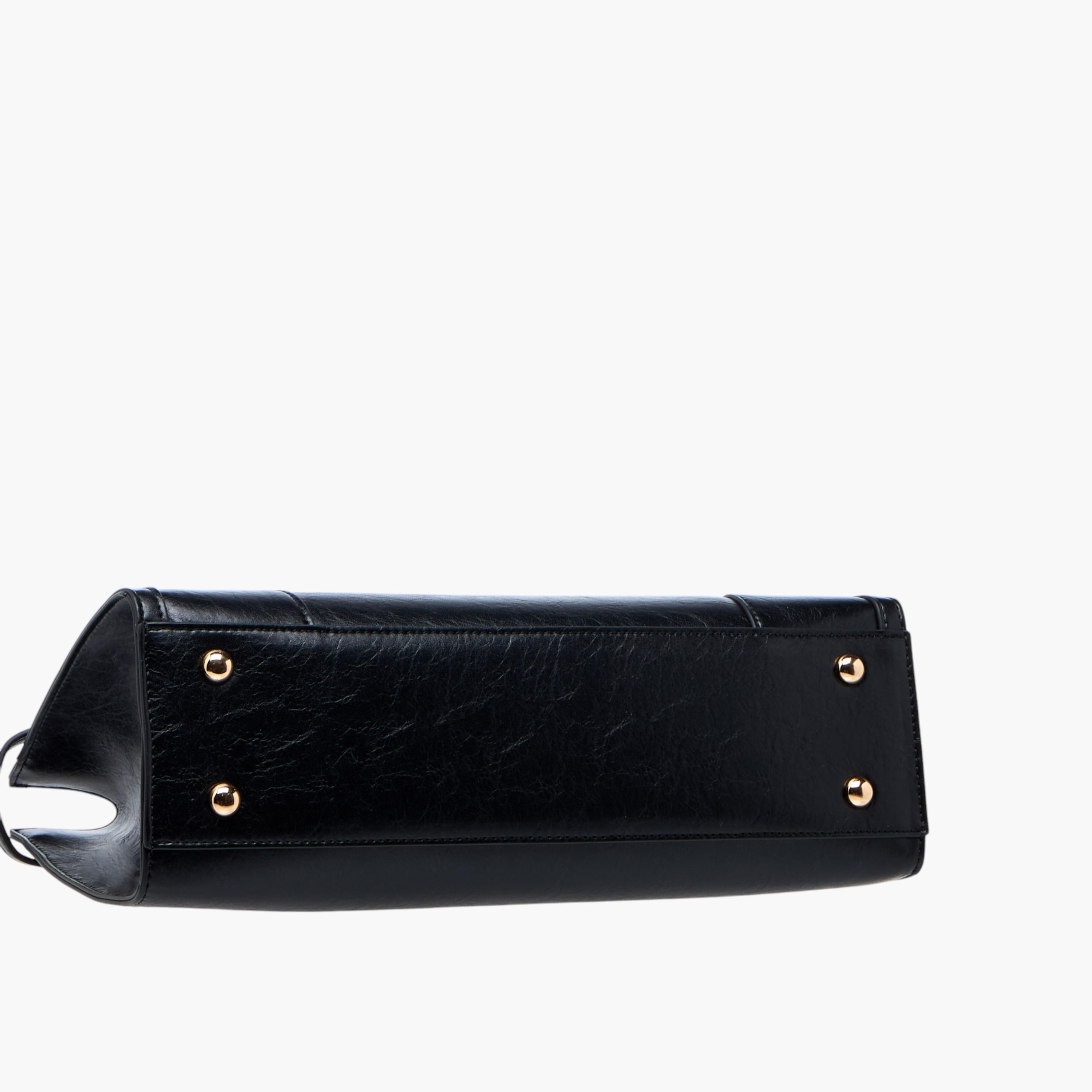 شنطة توتي بارزة الملمس بسحاب إغلاق ومقبض مزدوج من سيليست-women-bagsandwallets-handbags-image-6