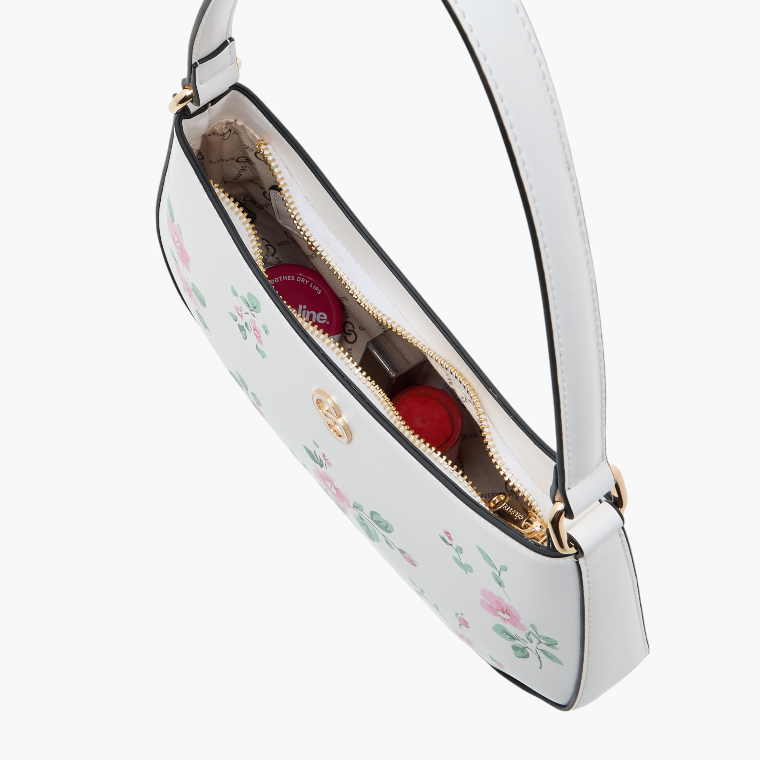 شنطة كتف بسحاب إغلاق وطبعات زهرية من سيليست-women-bagsandwallets-handbags-image-8