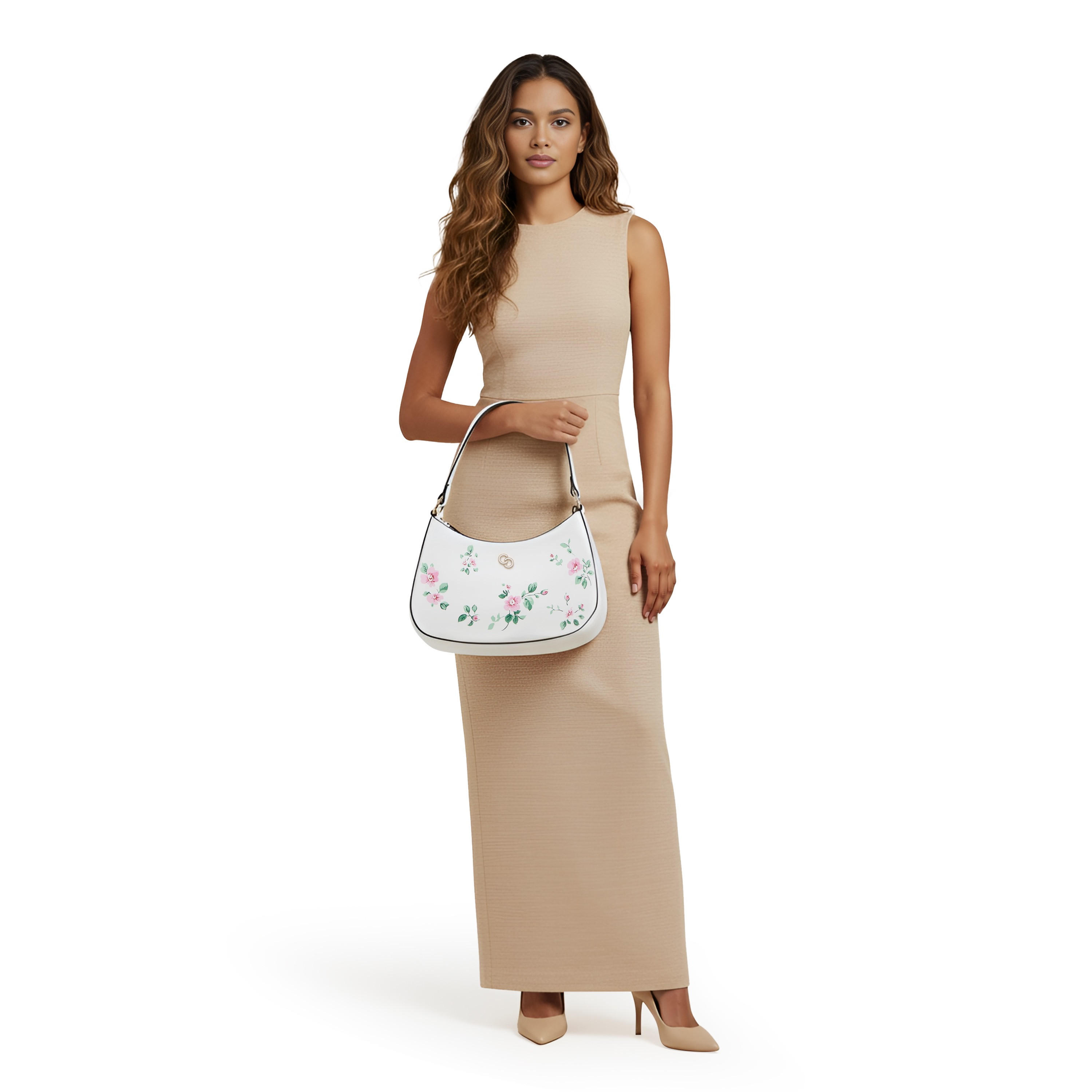 شنطة كتف بسحاب إغلاق وطبعات زهرية من سيليست-women-bagsandwallets-handbags-image-2