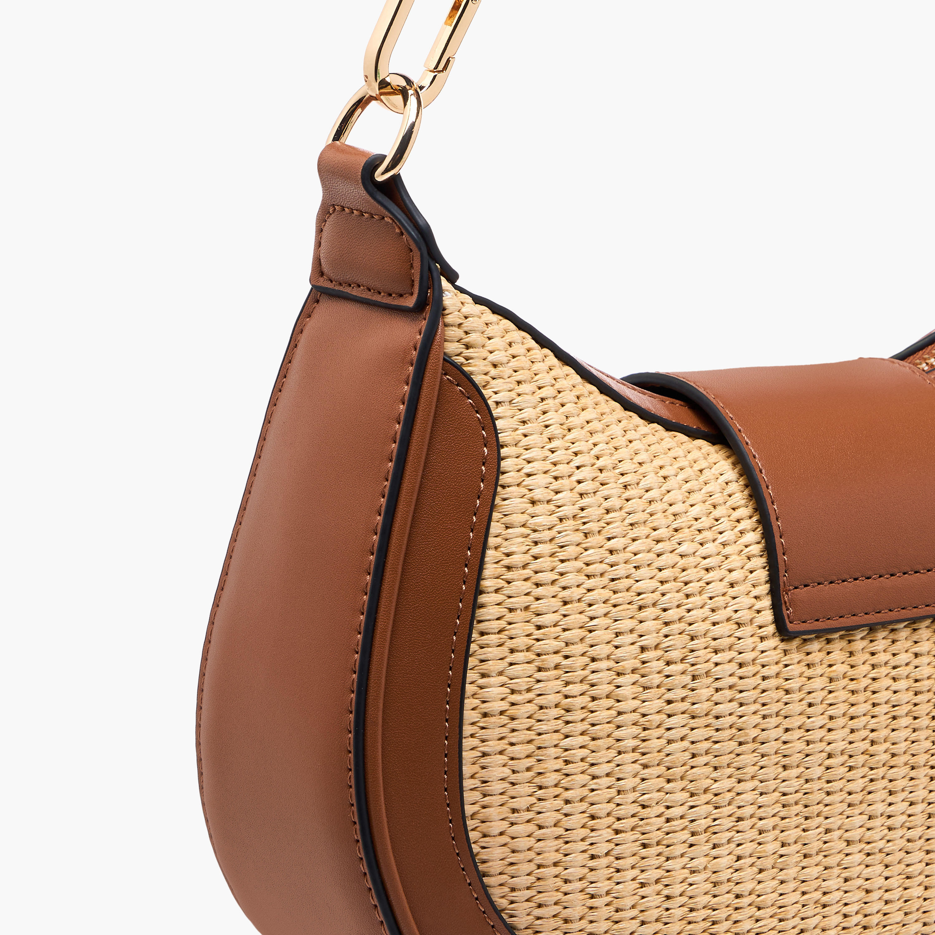 شنطة كتف بارزة الملمس وحزام قابل للفصل وسحاب إغلاق من سيليست-women-bagsandwallets-handbags-image-3