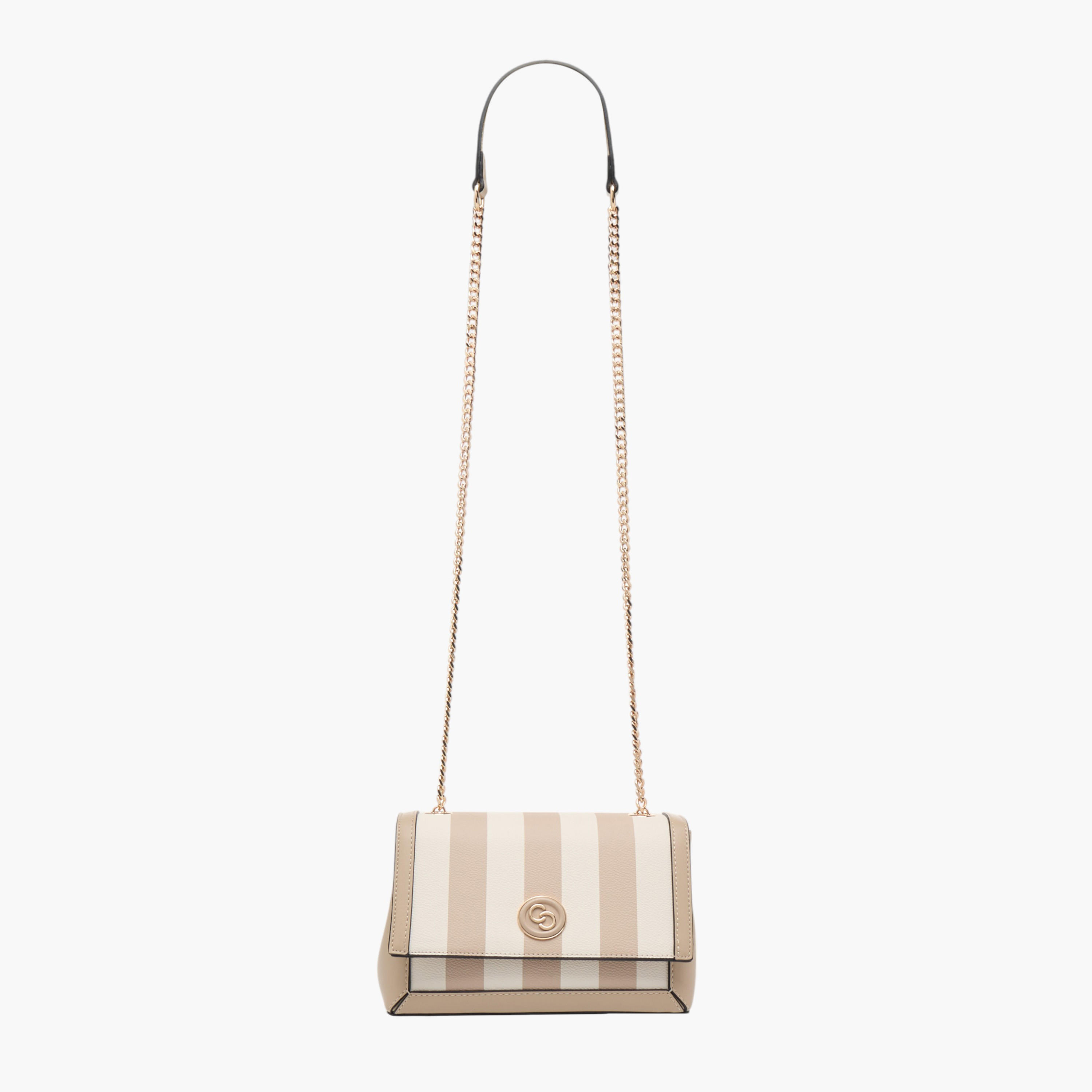 شنطة كروس بودي مخططة بحزام سلسلة من سيليست-women-bagsandwallets-handbags-image-3