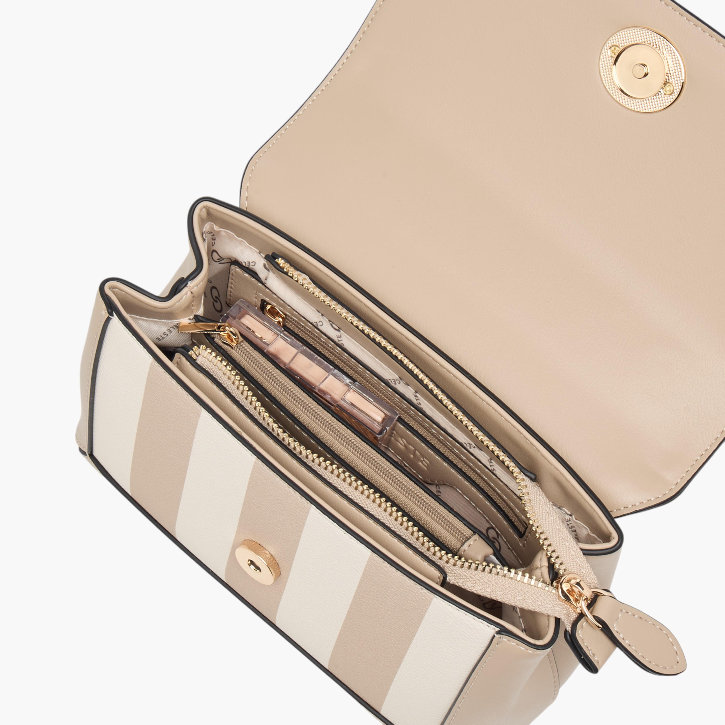 شنطة كروس بودي مخططة بحزام سلسلة من سيليست-women-bagsandwallets-handbags-image-8