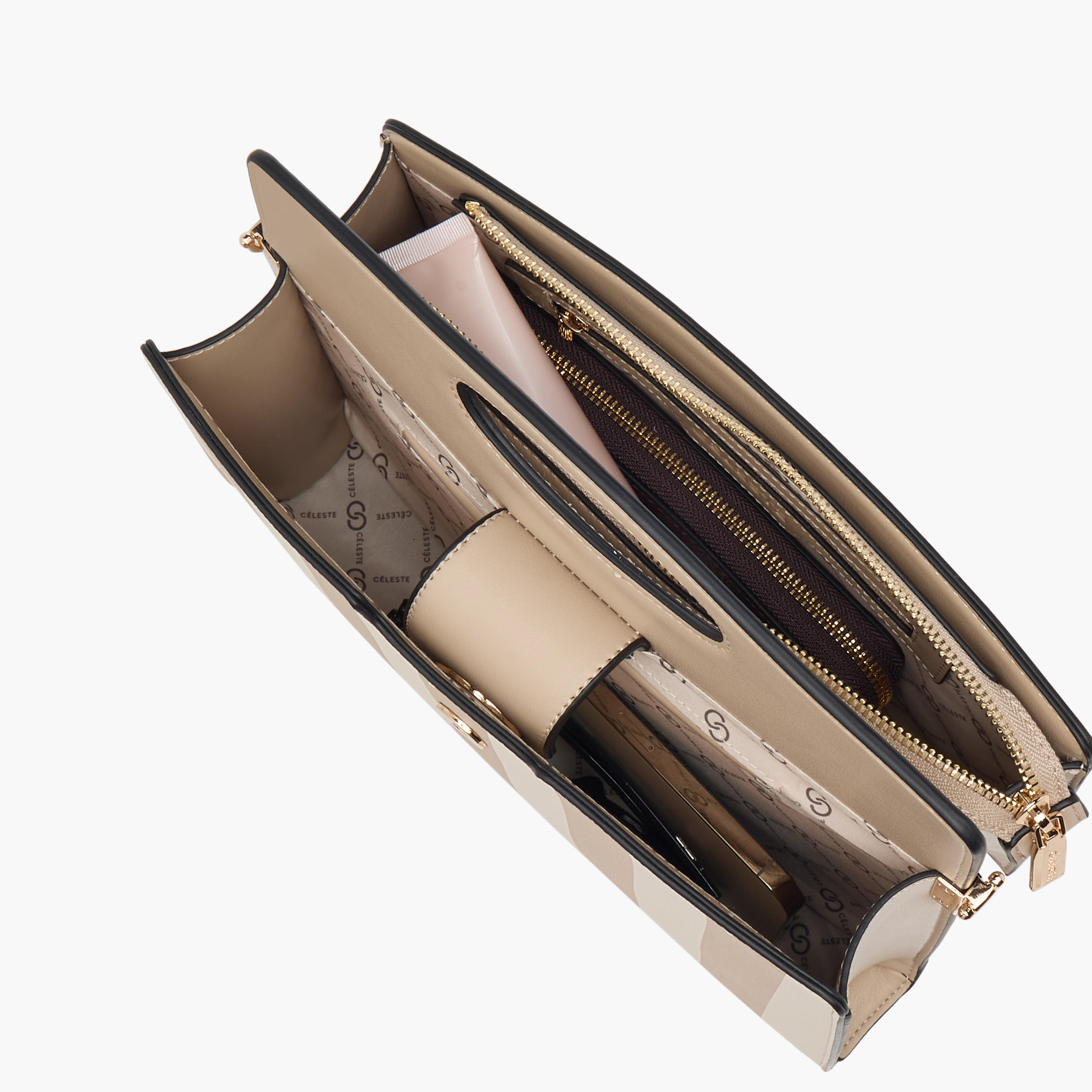 Celeste Striped Crossbody Bag with Detachable Strap-women-bagsandwallets-handbags-image-9