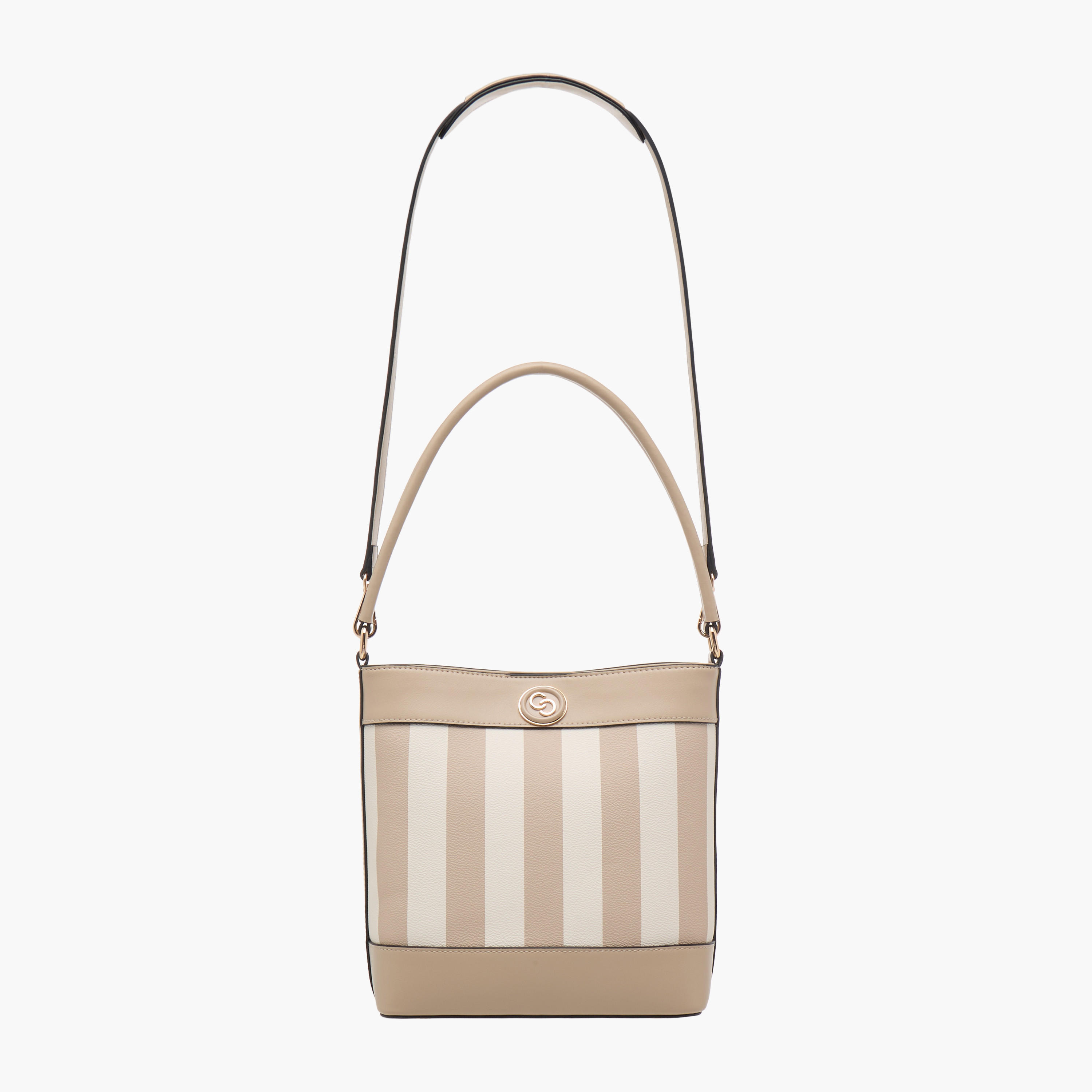 Celeste Striped Bucket Bag with Detachable Strap-women-bagsandwallets-handbags-image-3