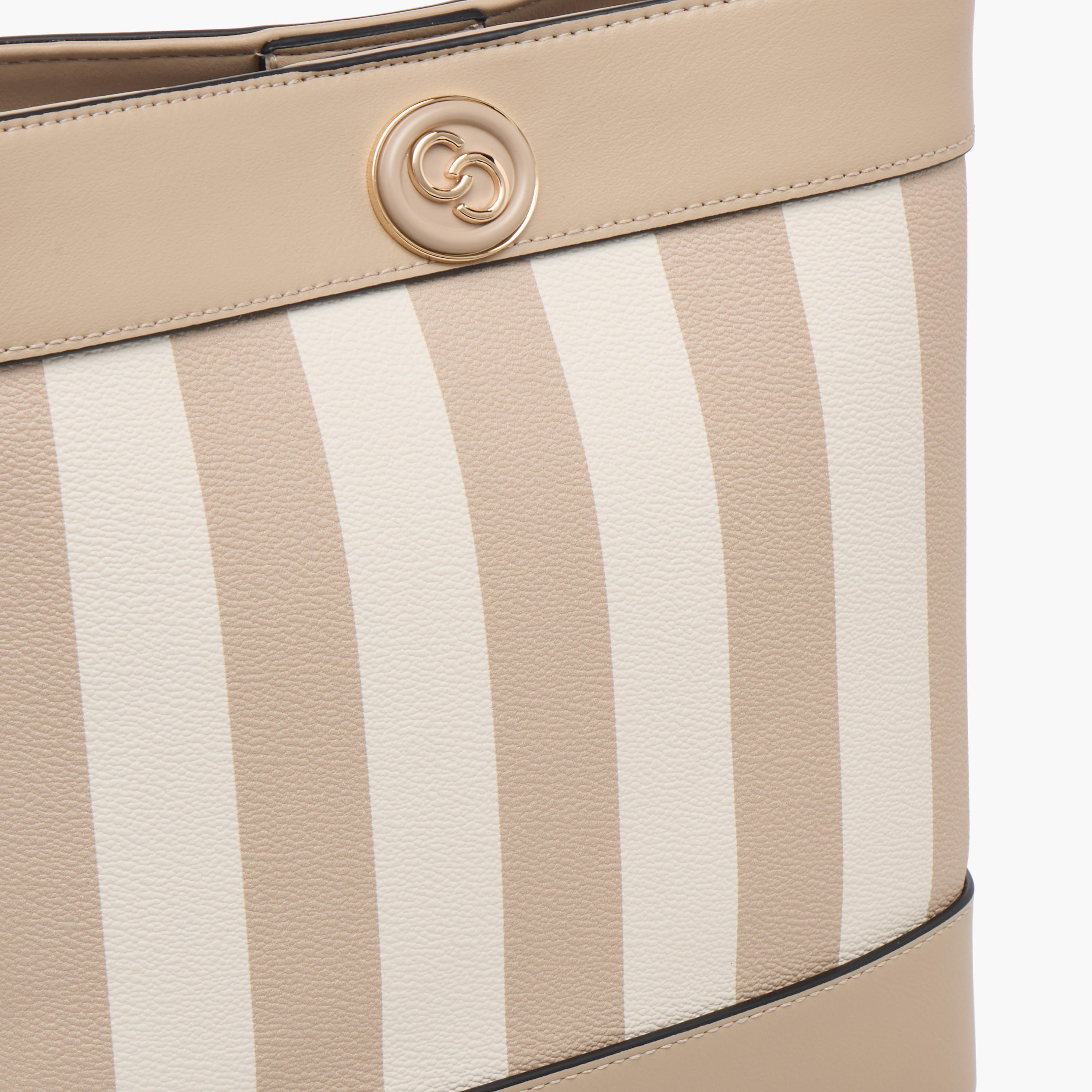 شنطة دلو مخططة بحزام قابل للفصل من سيليست-women-bagsandwallets-handbags-image-5
