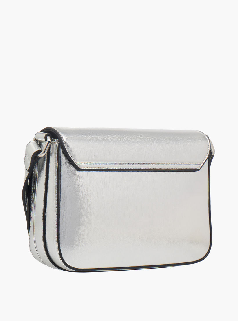 شنطة كروس بودي ميتاليك بطية إغلاق وحزام قابل للتعديل من سيليست-women-bagsandwallets-handbags-image-4