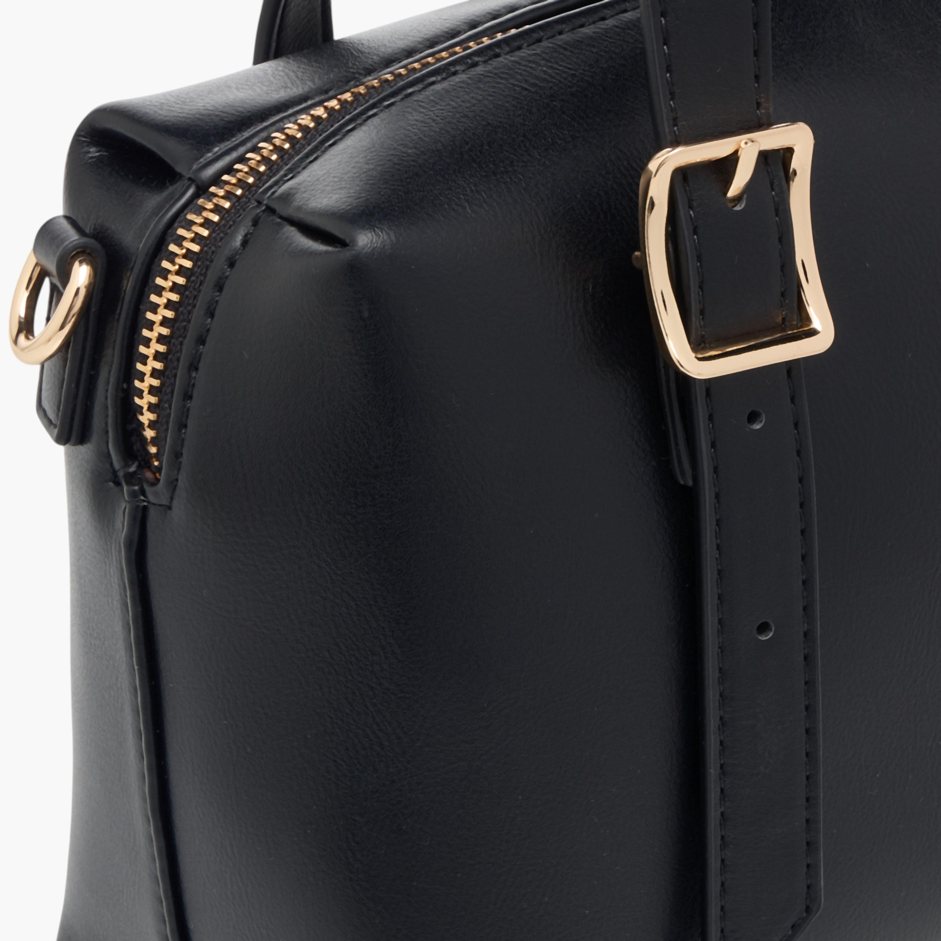 Celeste Solid Tote Bag with Zip Closure and Adjustable Strap-women-bagsandwallets-handbags-image-6