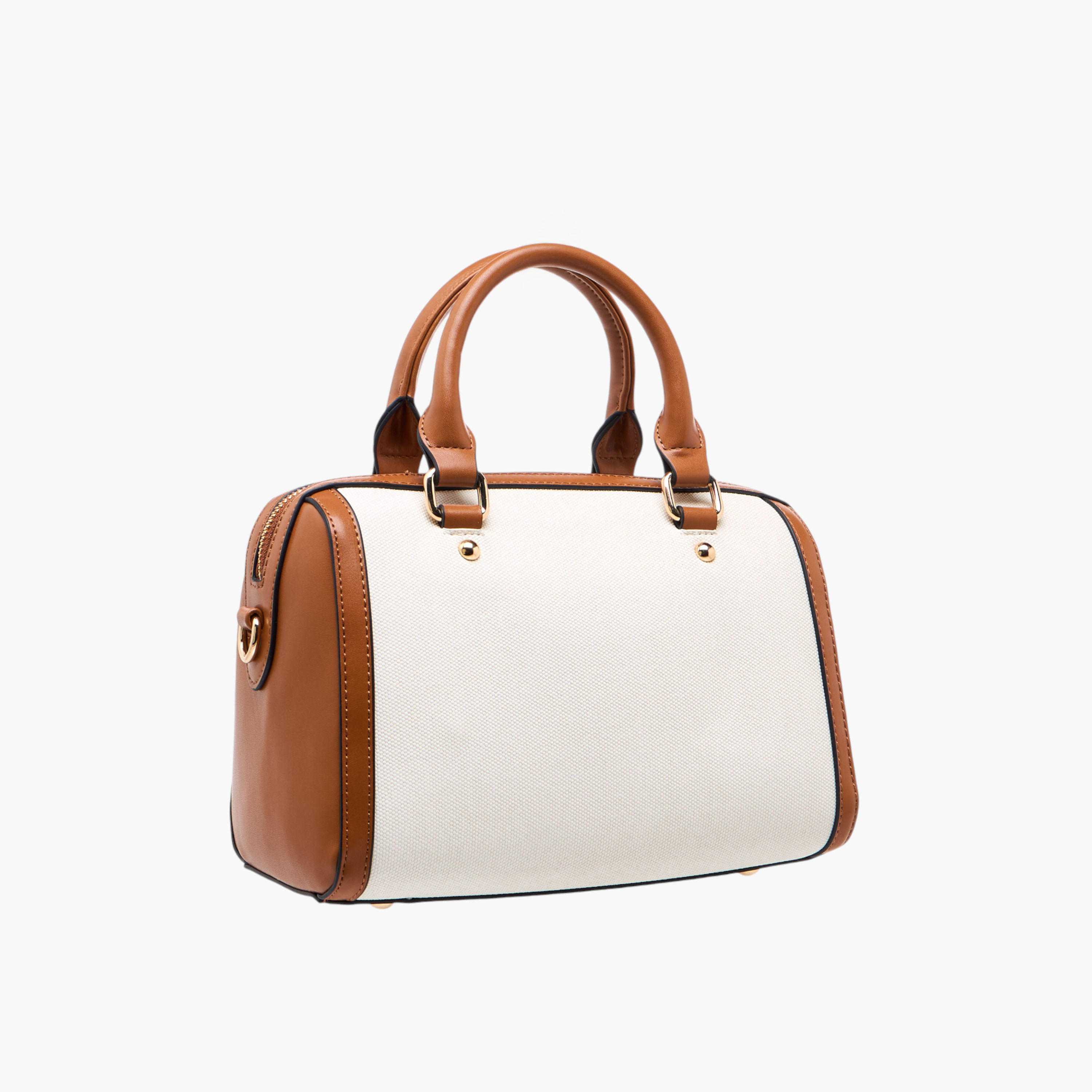 شنطة توتي بسحاب إغلاق ومقابض مزدوجة وتفاصيل الشعار من إيل-women-bagsandwallets-handbags-image-4
