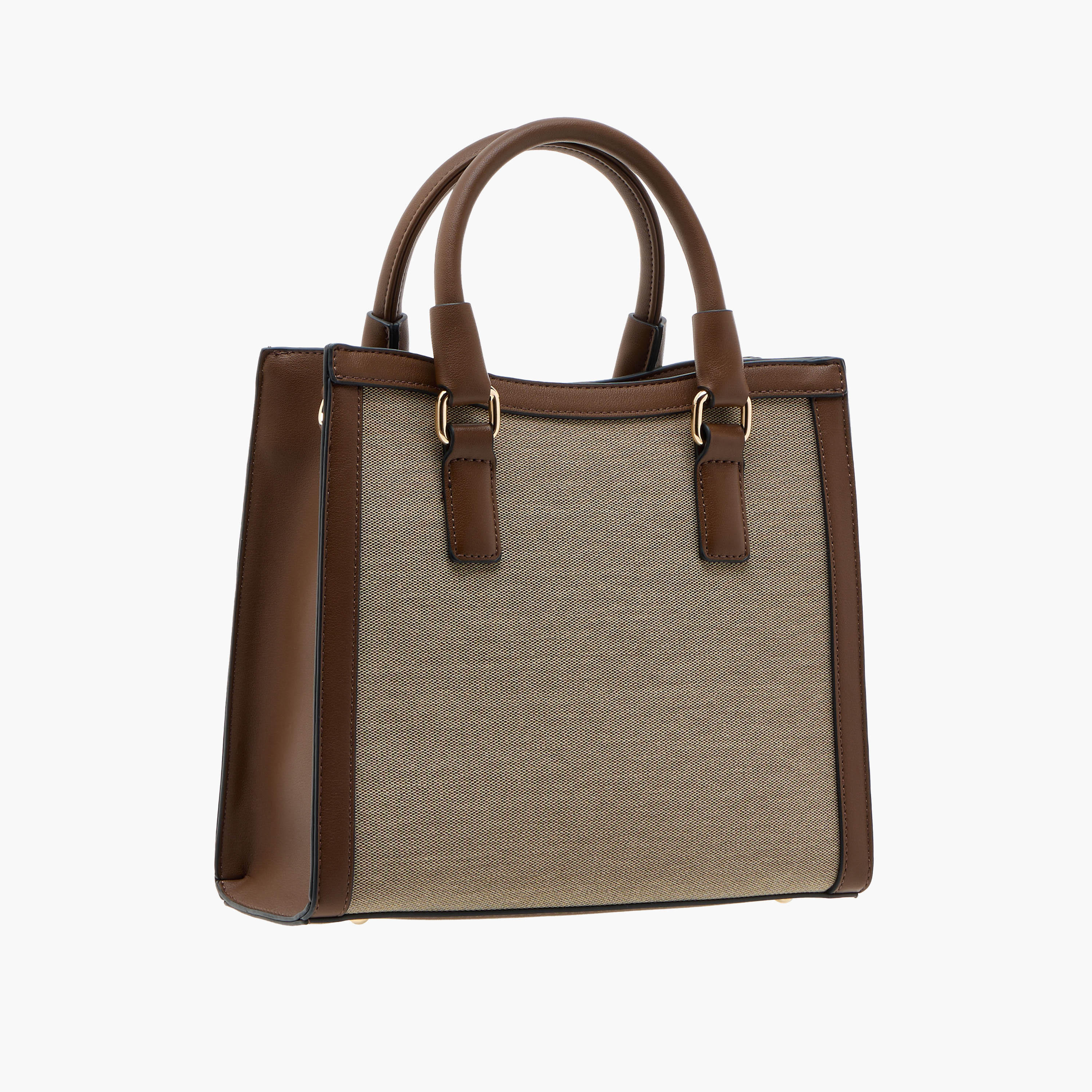 شنطة توتي بمقابض مزدوجة وسحاب إغلاق وتطريز مونوجرام من إيل-women-bagsandwallets-handbags-image-4
