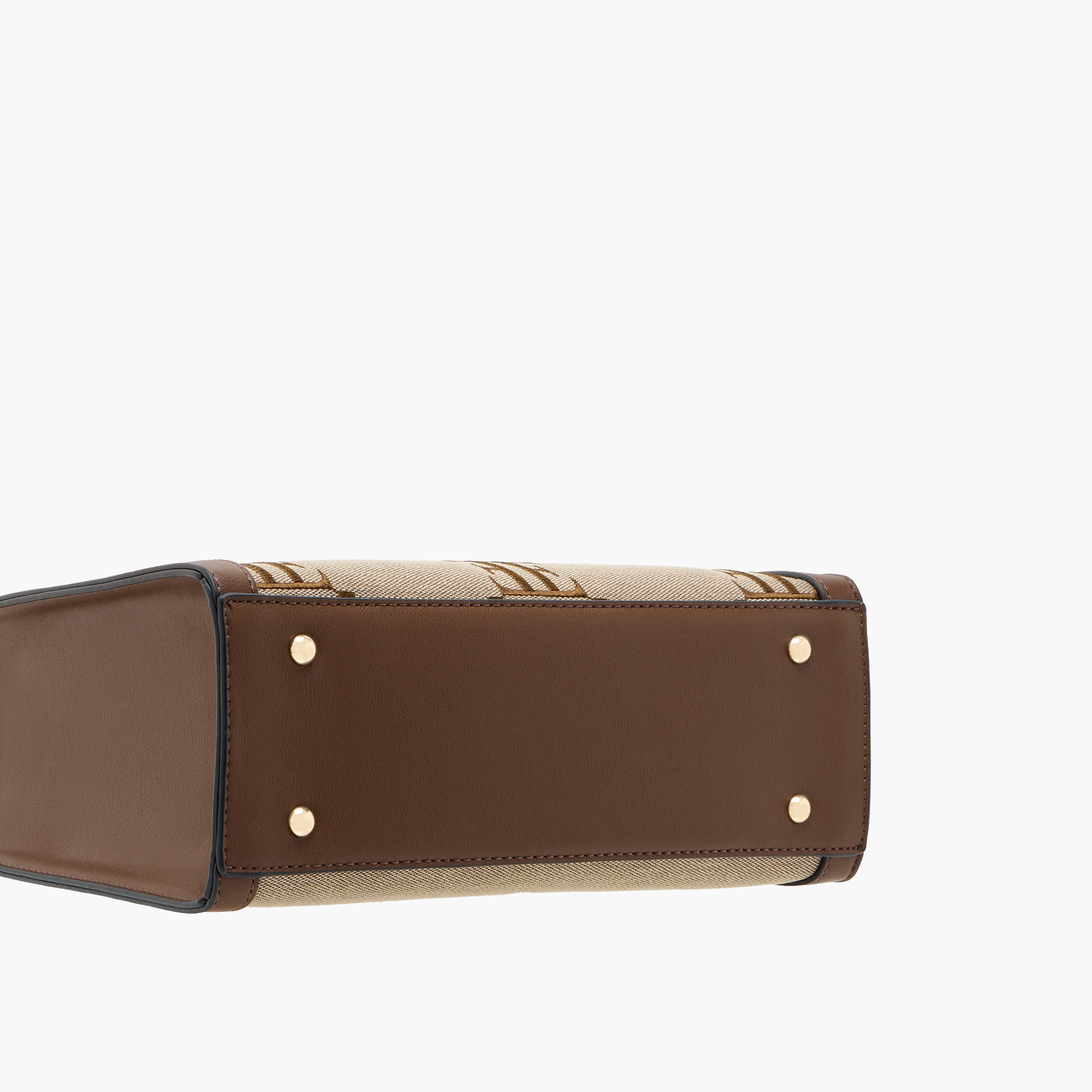 شنطة توتي بمقابض مزدوجة وسحاب إغلاق وتطريز مونوجرام من إيل-women-bagsandwallets-handbags-image-7
