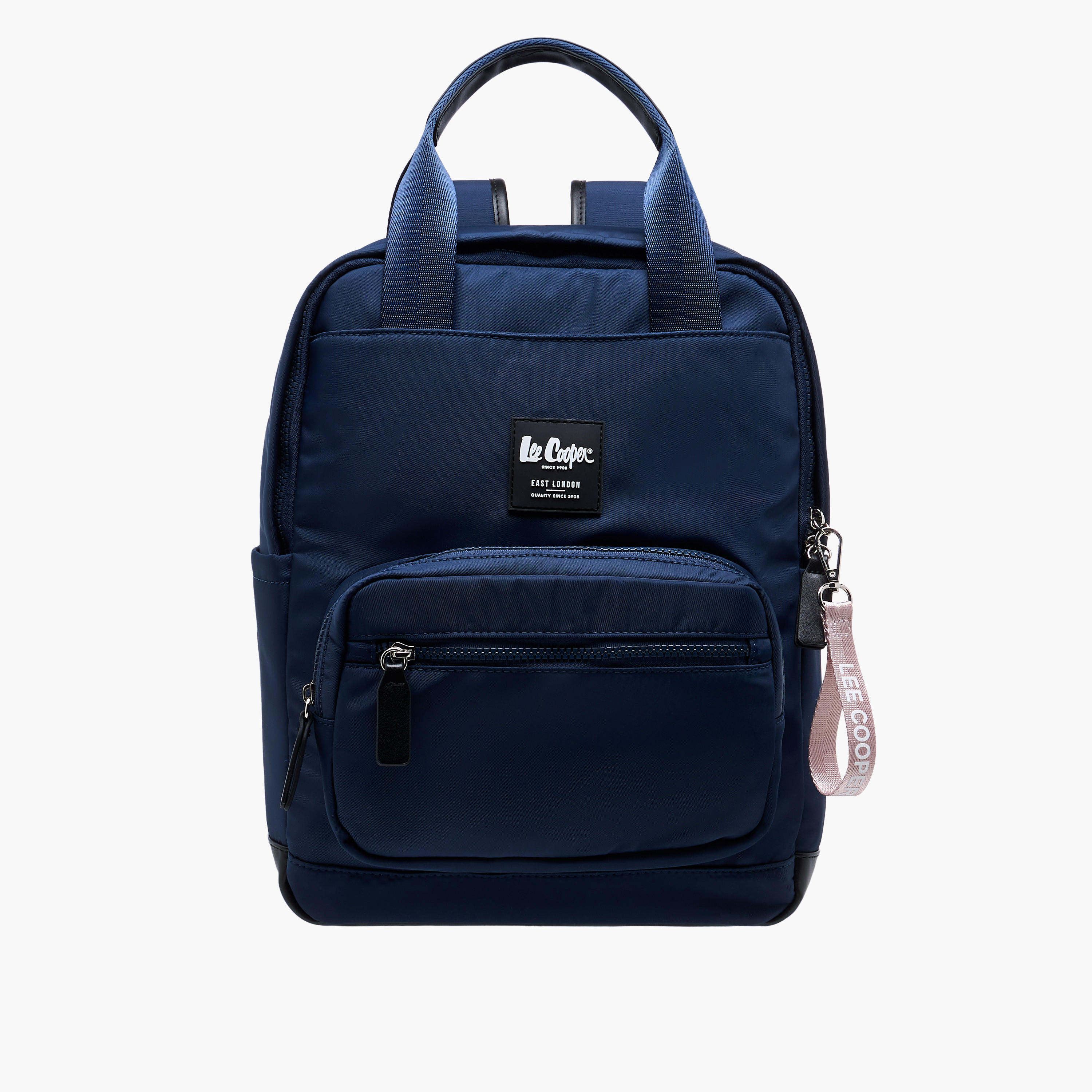 شنطة ظهر سادة بحزام قابل للتعديل وسحاب إغلاق من لي كوبر - 34x12x40 سم-men-bags-image-7