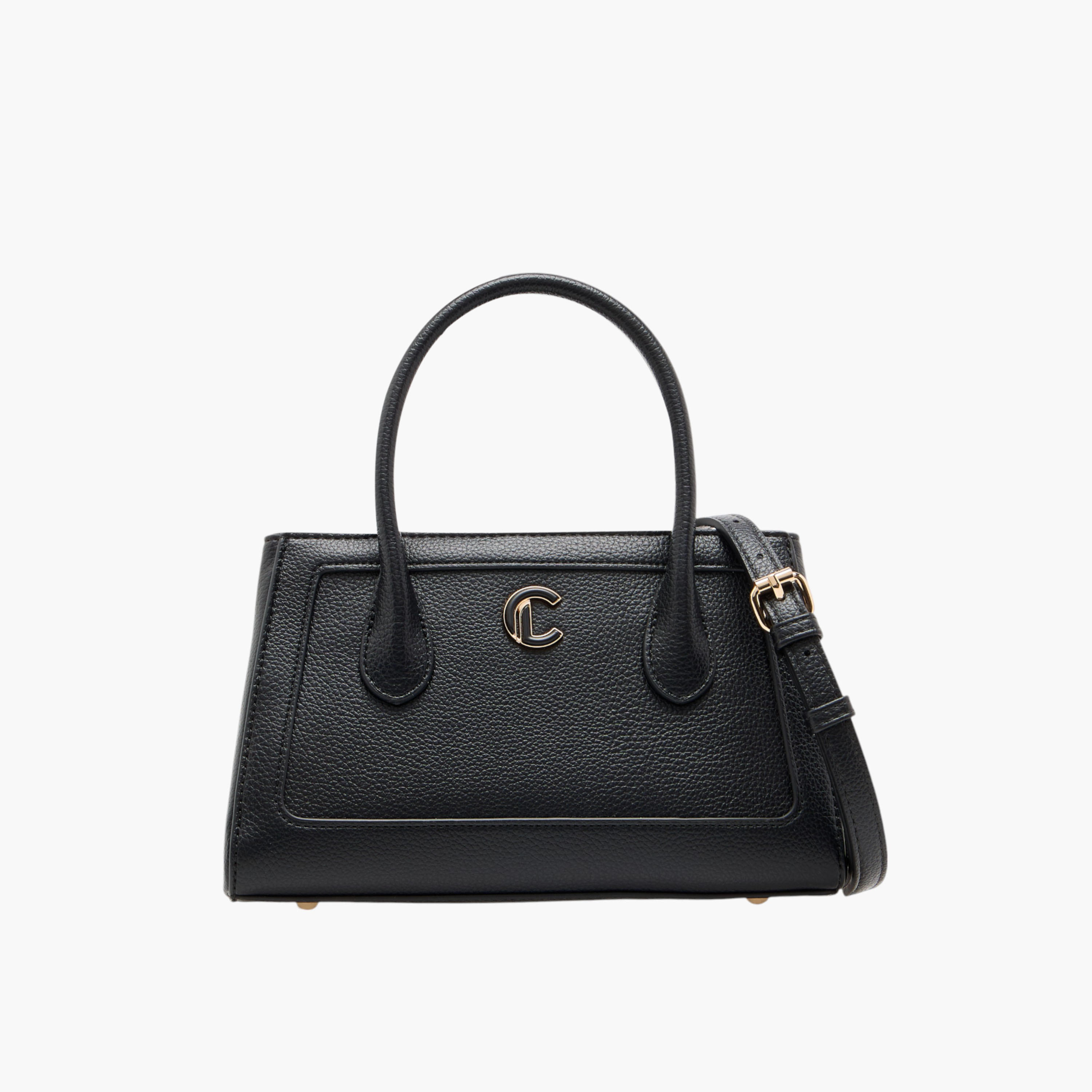 Le Confort Monogram Print Tote Bag with Detachable Strap and Zip Closure-women-bagsandwallets-handbags-image-1