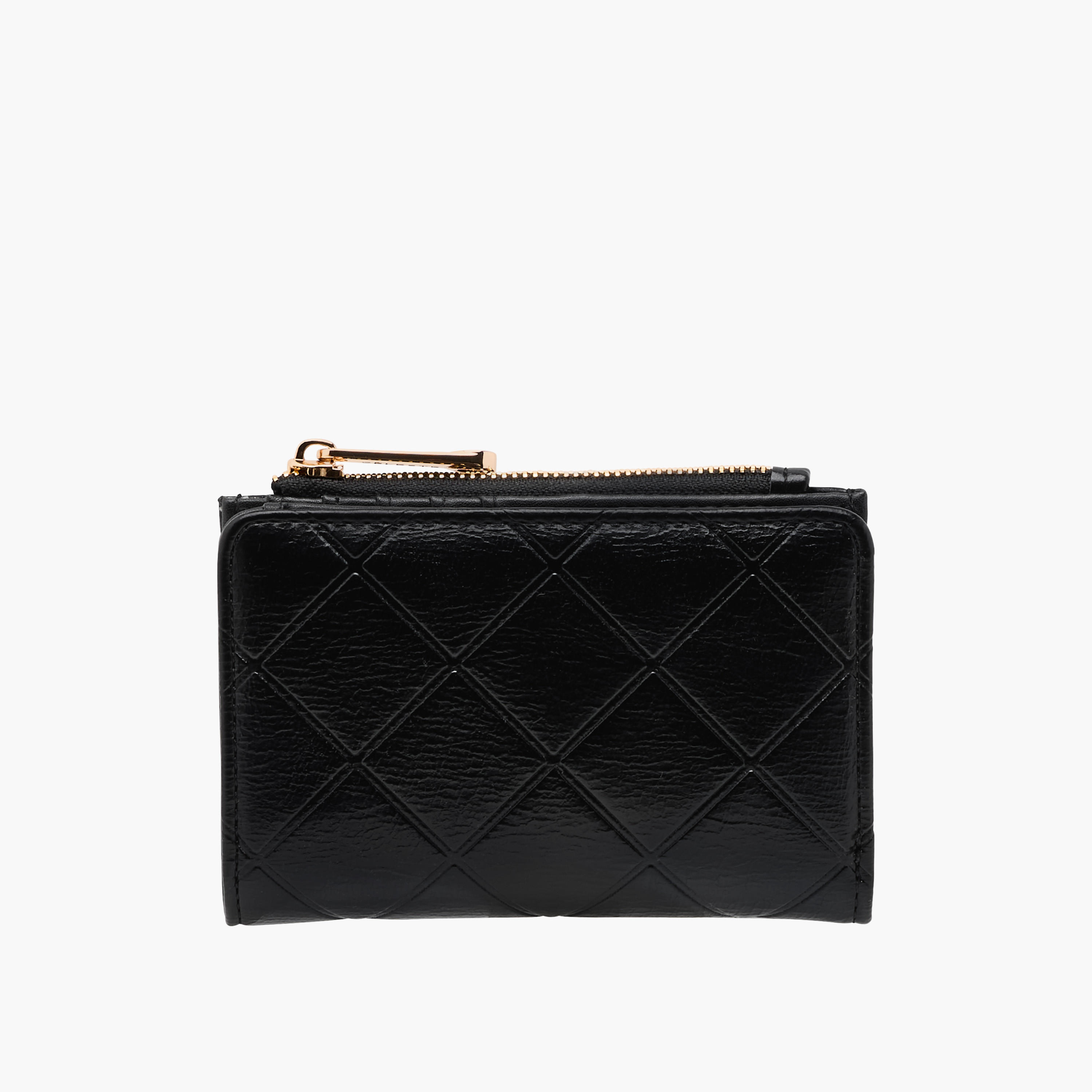 Celeste Quilted Bi-Fold Wallet with Zip Closure-women-bagsandwallets-wallets-image-1