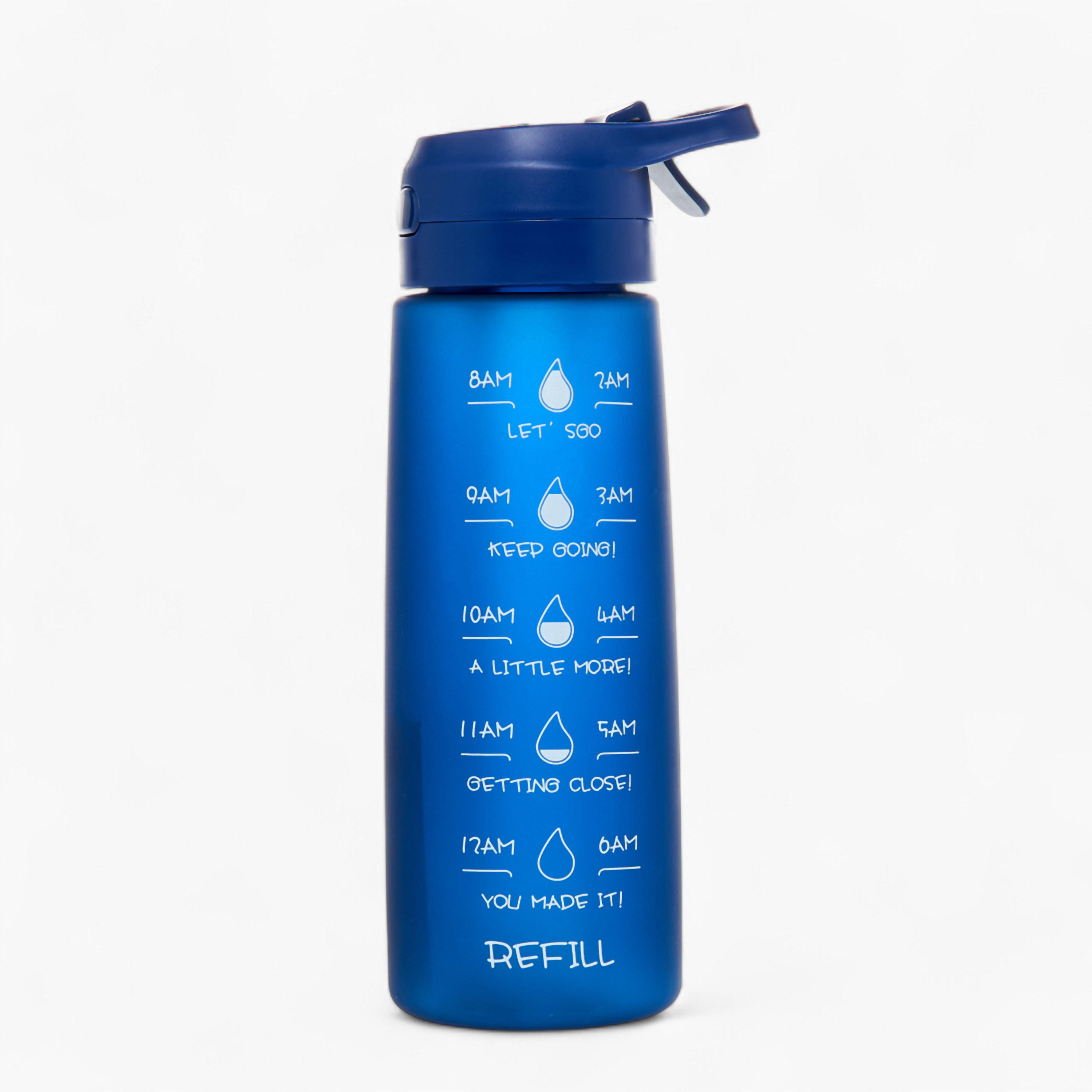 Printed Sipper Water Bottle with Time Marker and Spray-school-waterbottles-image-1