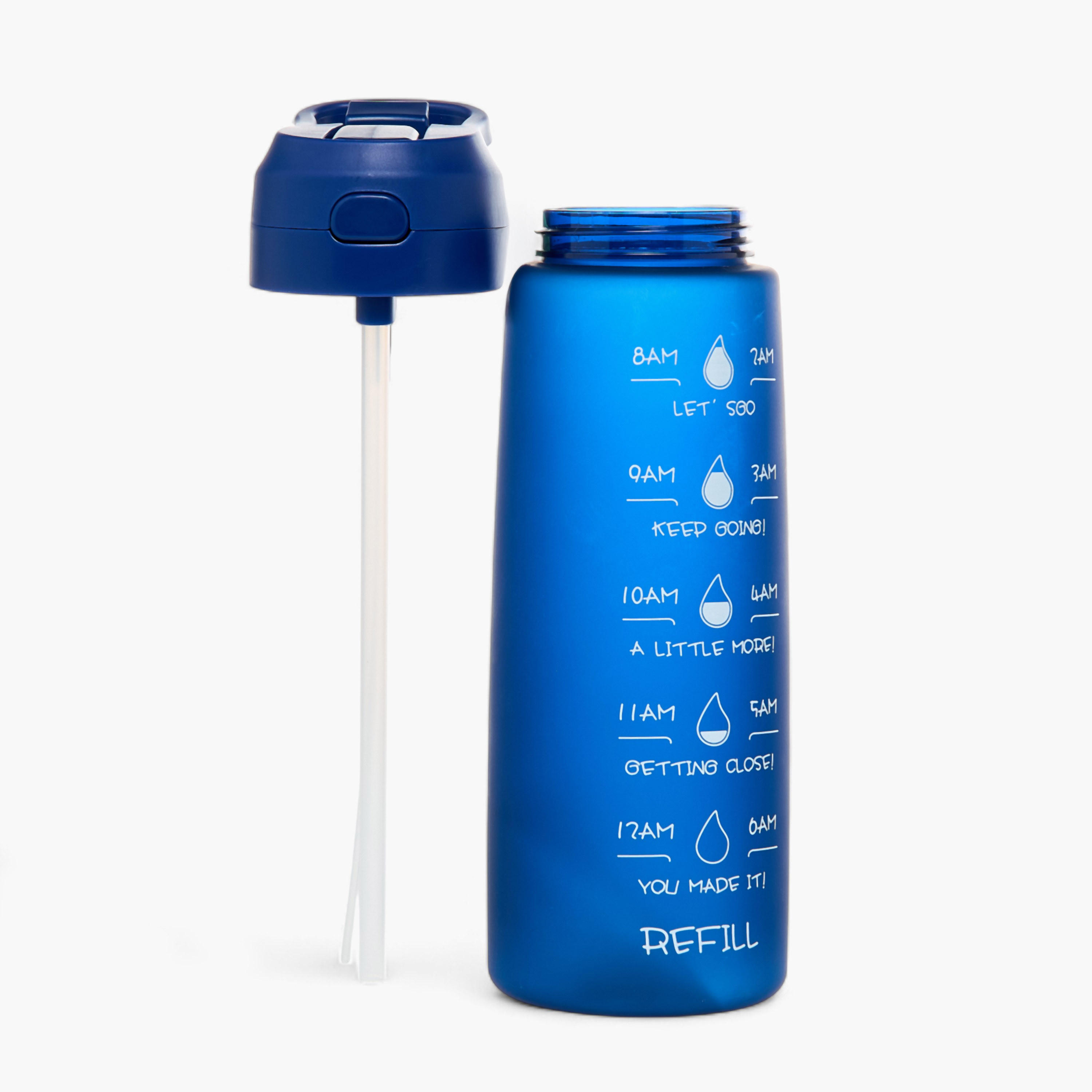 Printed Sipper Water Bottle with Time Marker and Spray-school-waterbottles-image-2