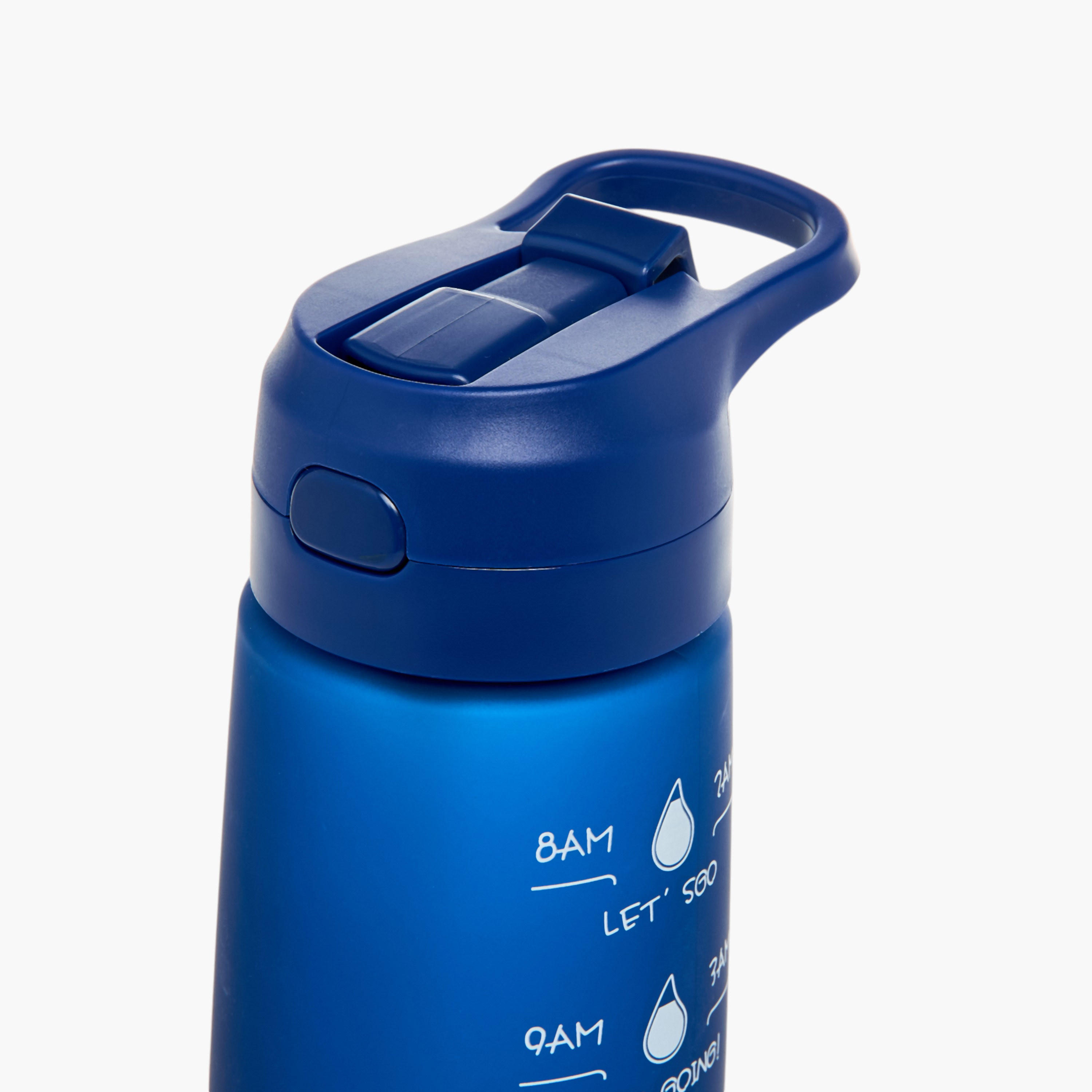 Printed Sipper Water Bottle with Time Marker and Spray-school-waterbottles-image-4