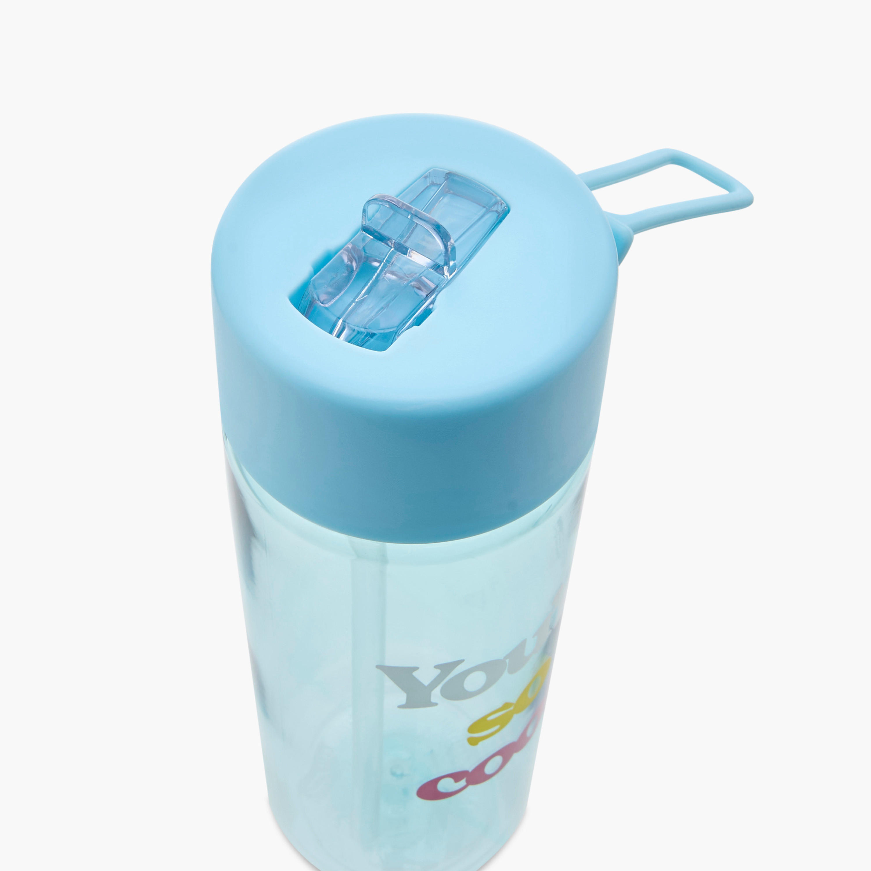 Slogan Print Tritan Sipper Water Bottle-school-waterbottles-image-3