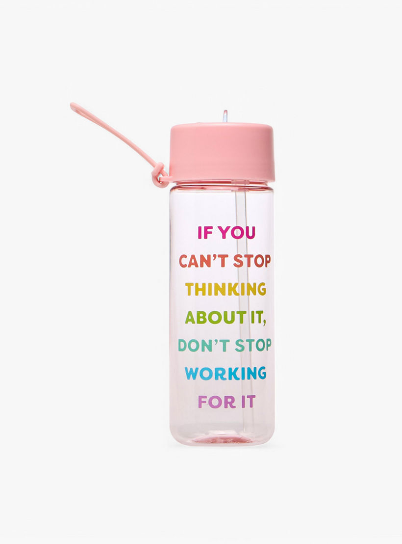 Slogan Print Sipper Water Bottle-school-waterbottles-image-1